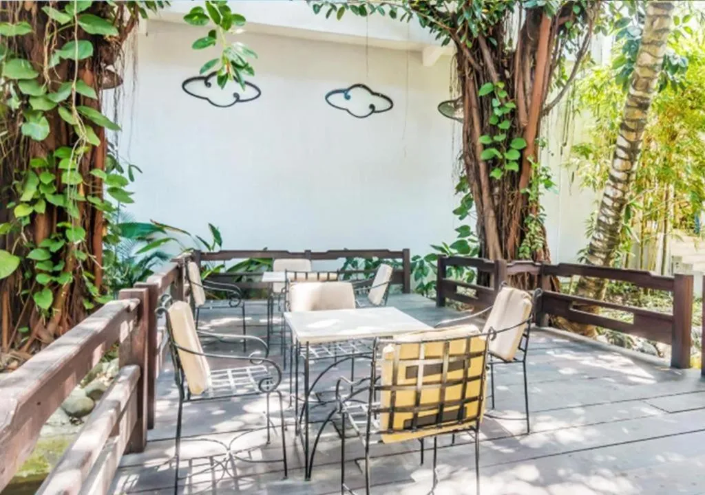 Garden view in Abian Biu Mansion