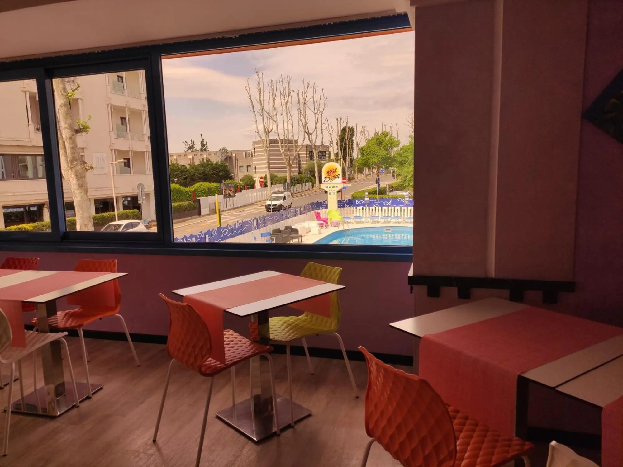 Pool view in Hotel Senior