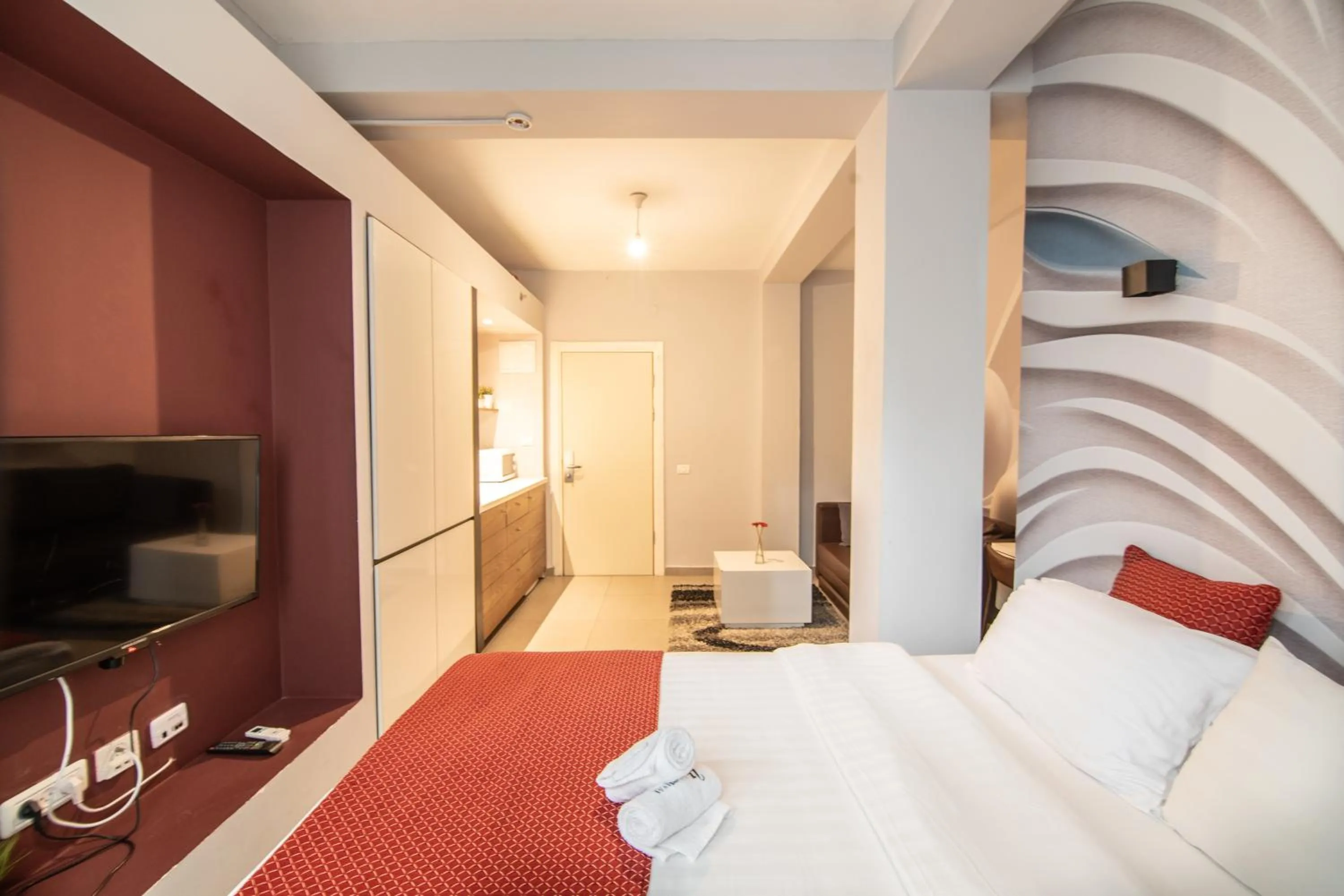 TV and multimedia, Bed in 27Montefiore - Urban ApartHotel TLV