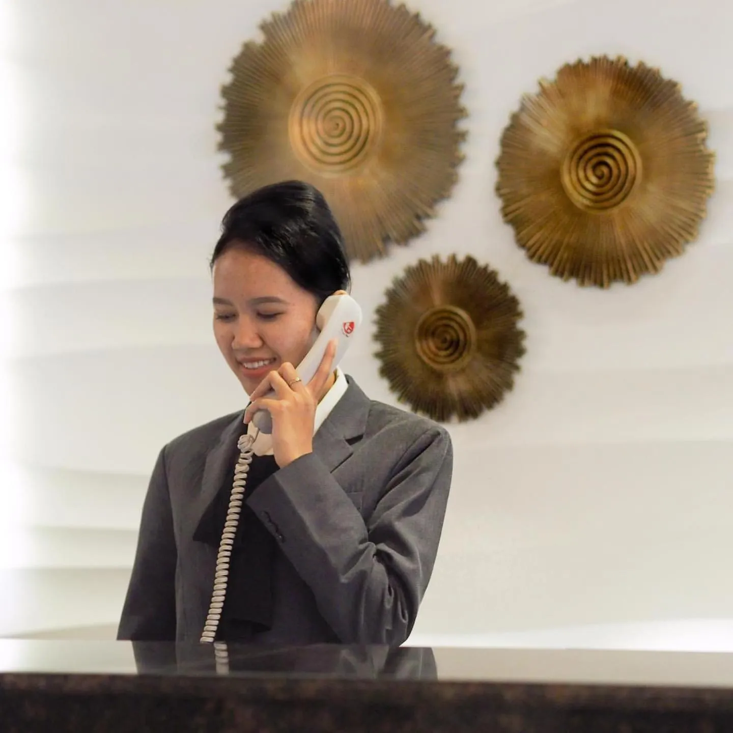 Lobby or reception in Luminor Hotel Banyuwangi By WH