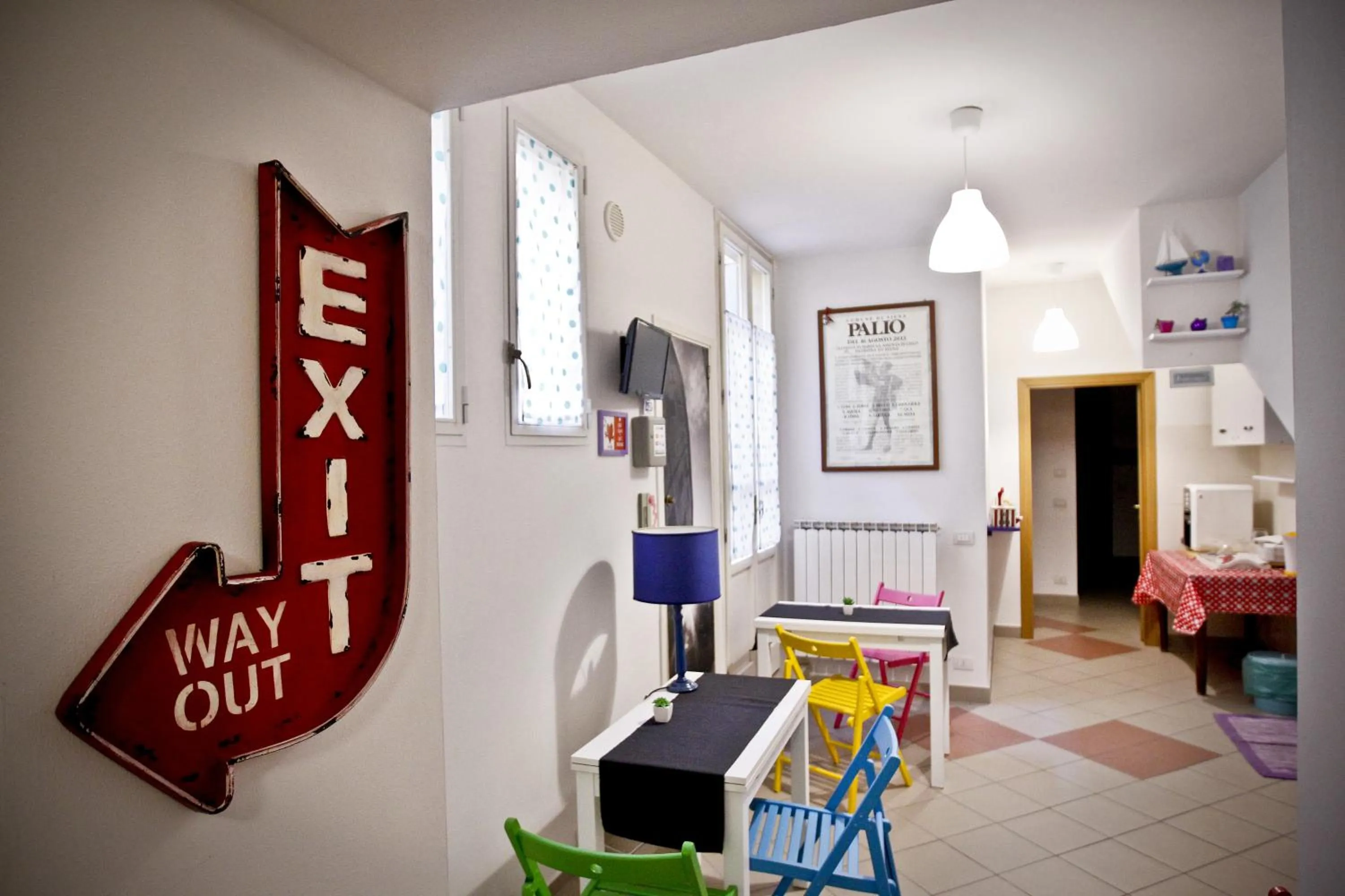 Decorative detail in B&B Le Lupe