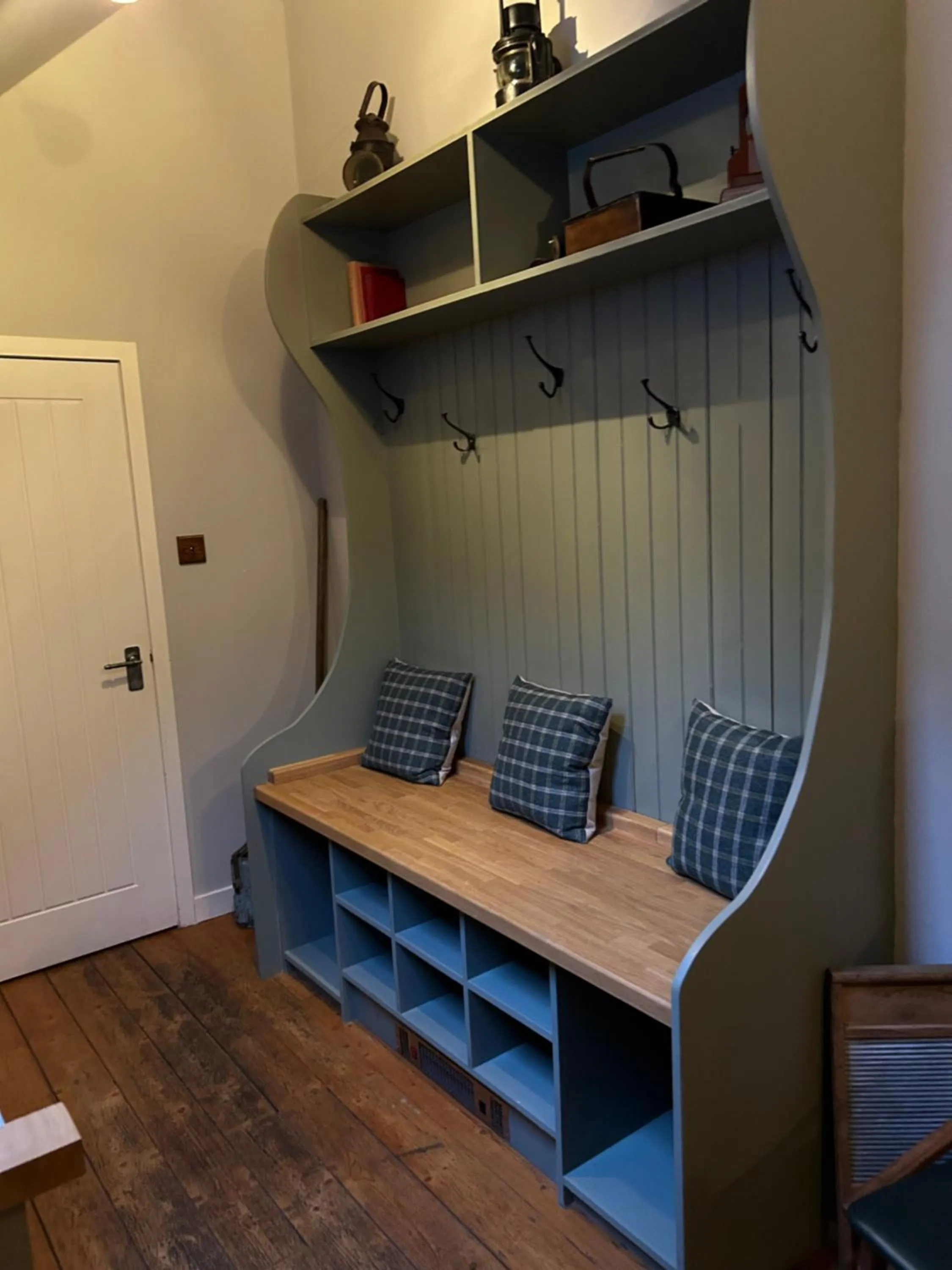 Seating area in Forss House