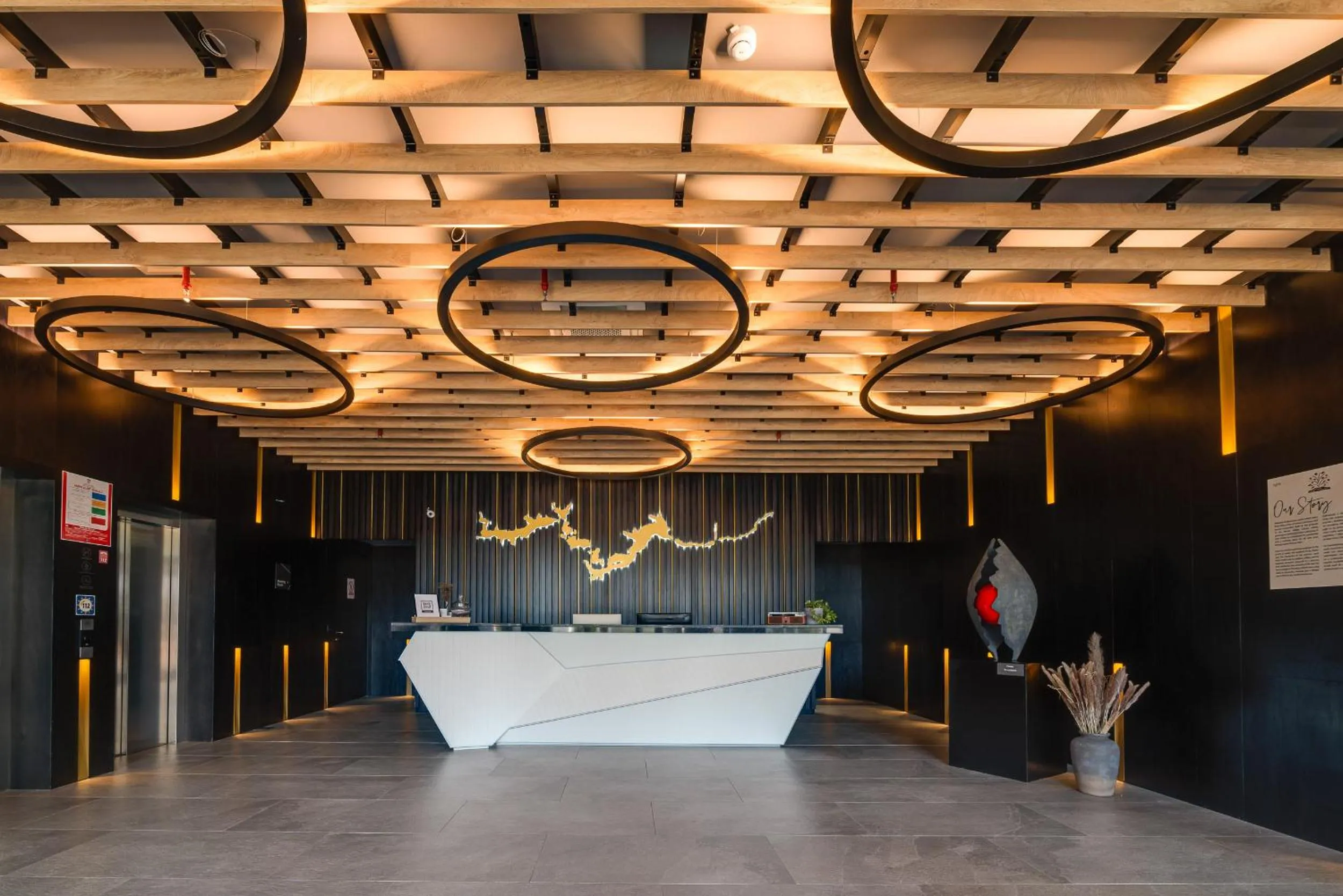 Lobby or reception in Lyra Hotel Plitvice