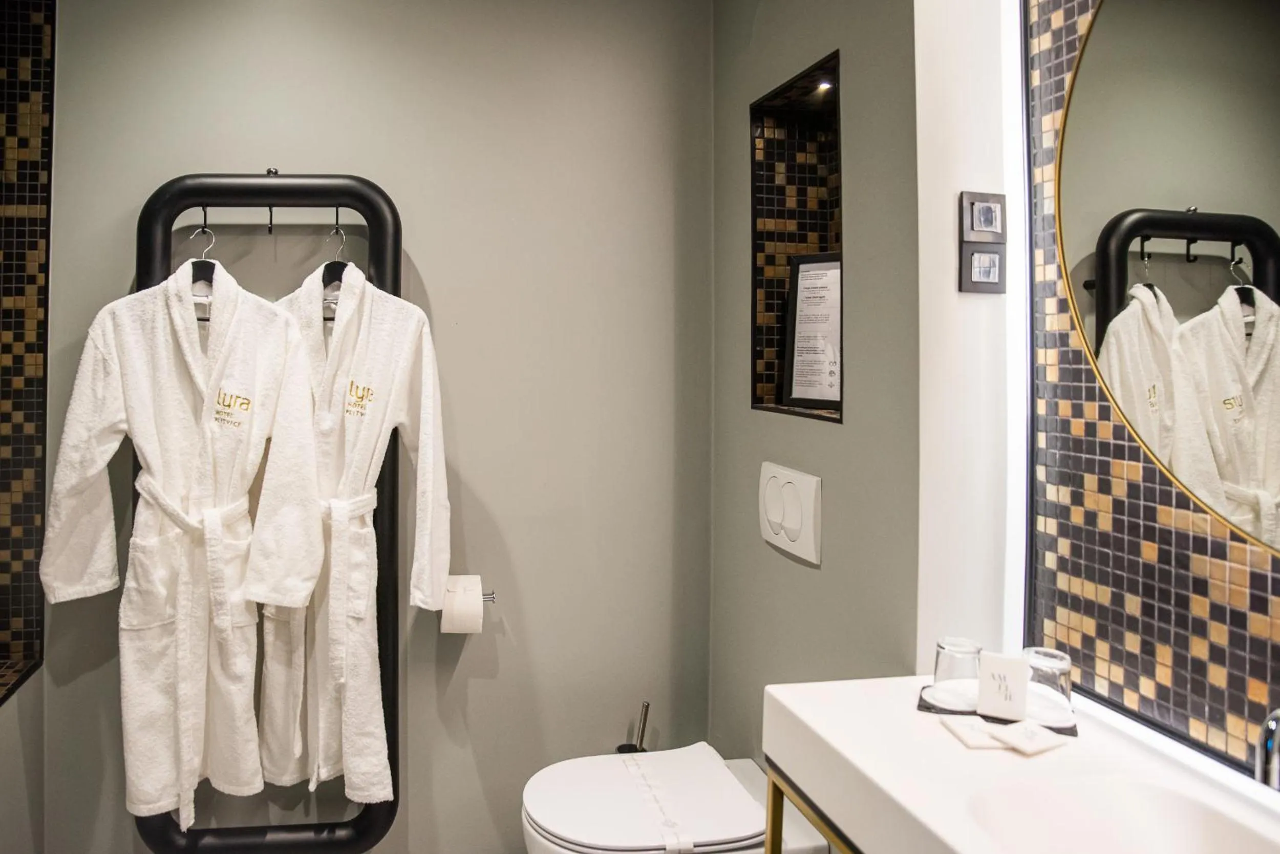 Bathroom in Lyra Hotel Plitvice