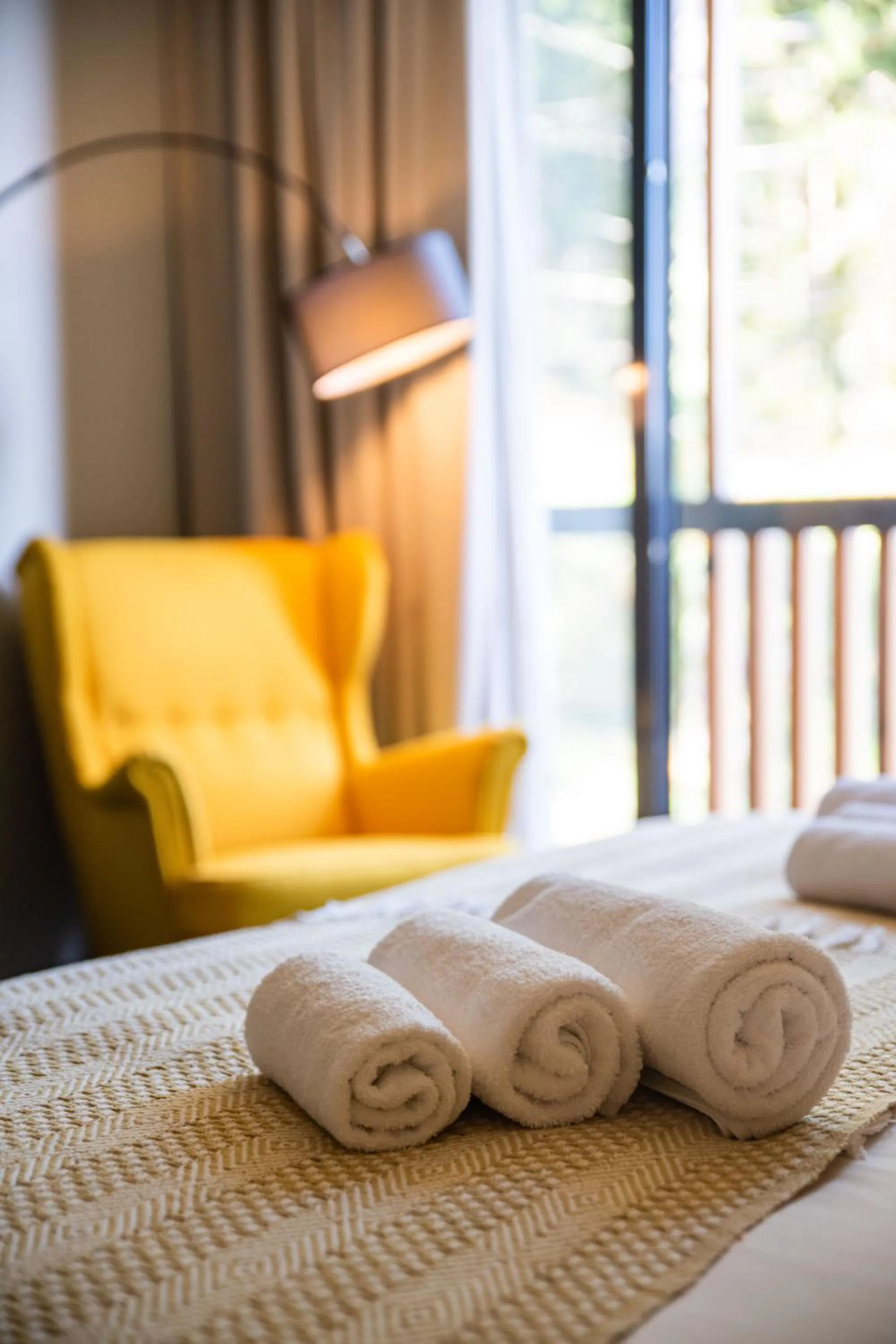 Decorative detail, Bed in Lyra Hotel Plitvice