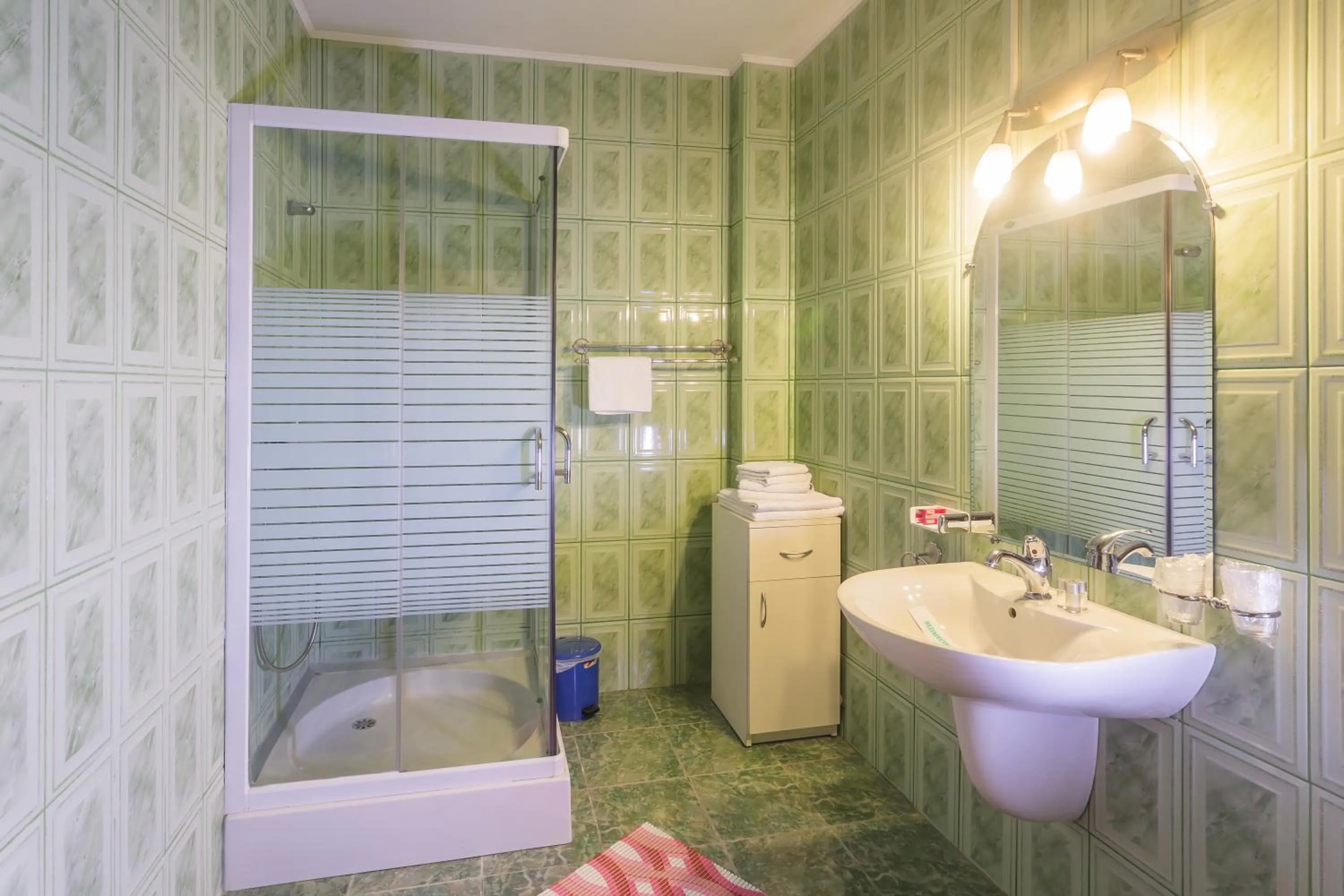 Shower in Hotel Amphitryon