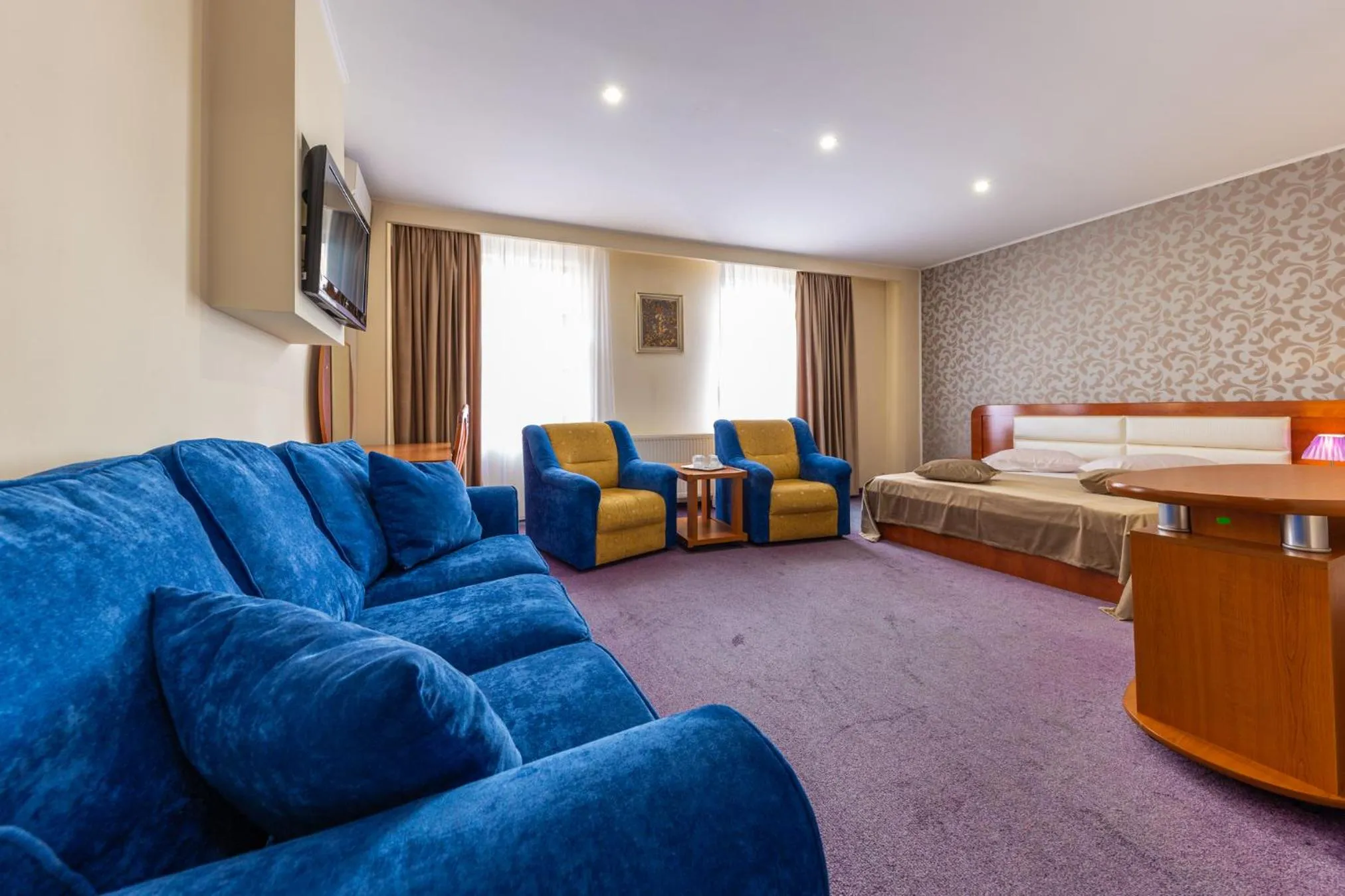 Bed in Hotel Amphitryon