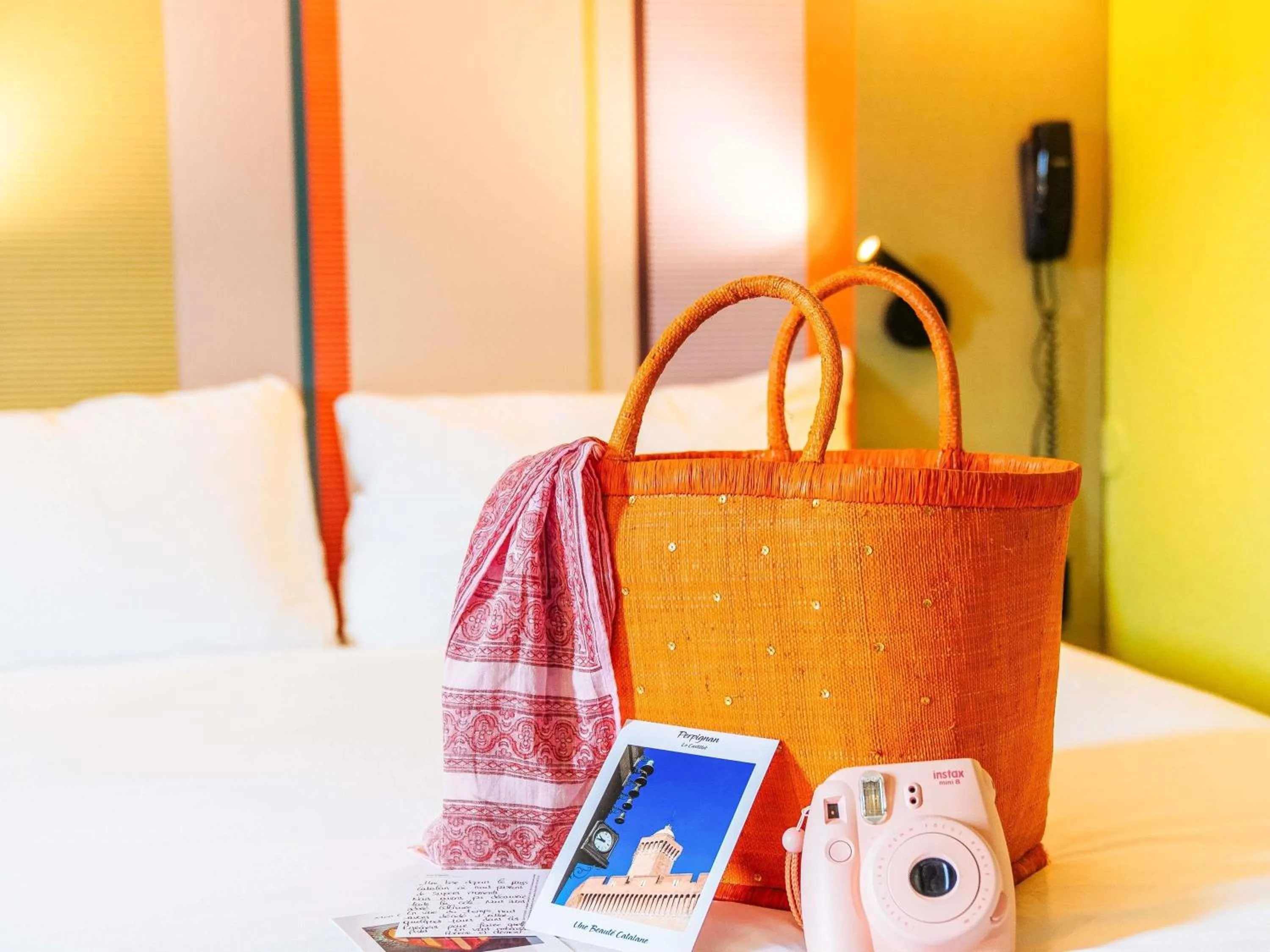 Bedroom, Bed in ibis Styles Perpignan Centre Gare