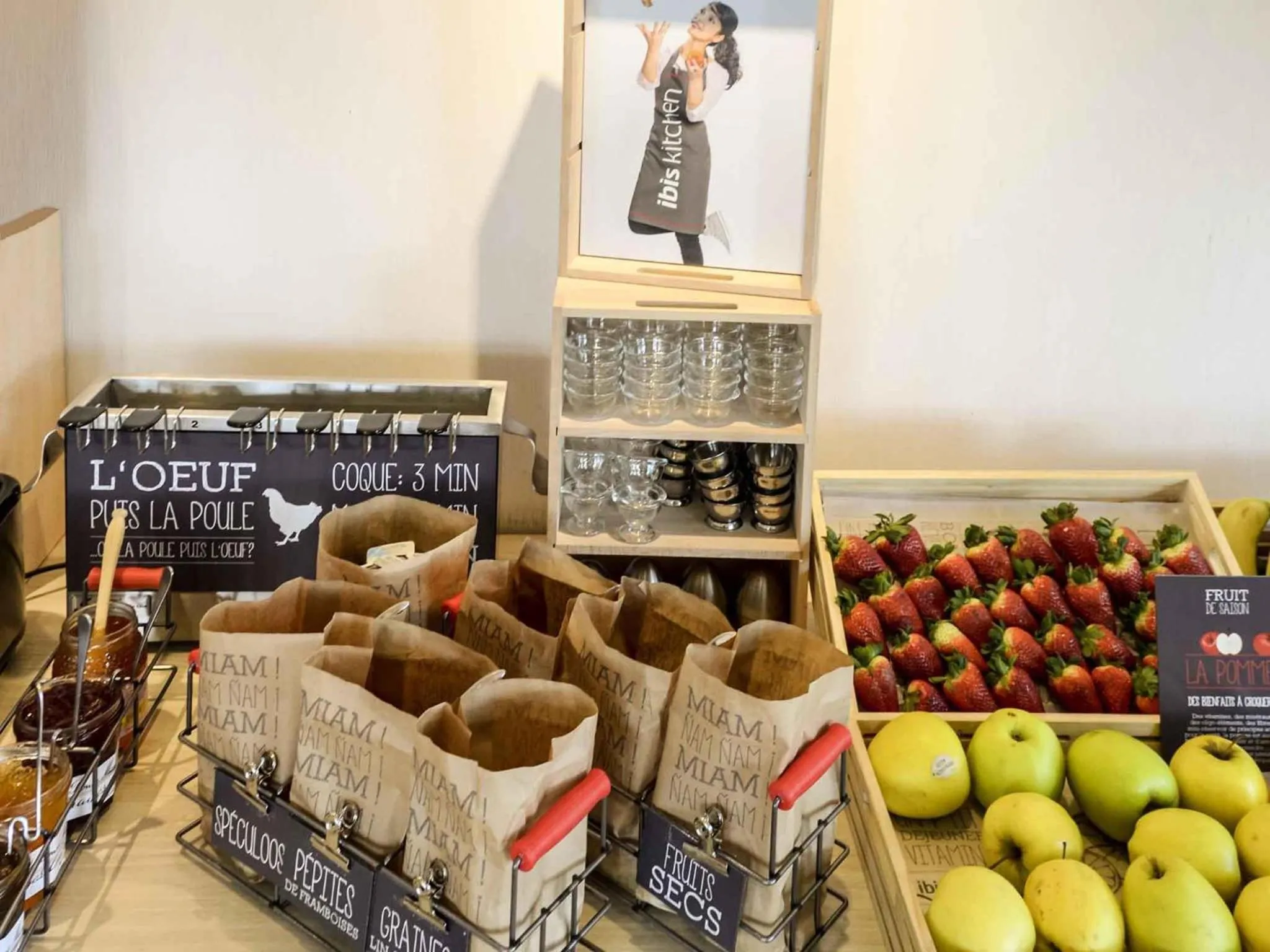 Breakfast in Hôtel Ibis Nevers