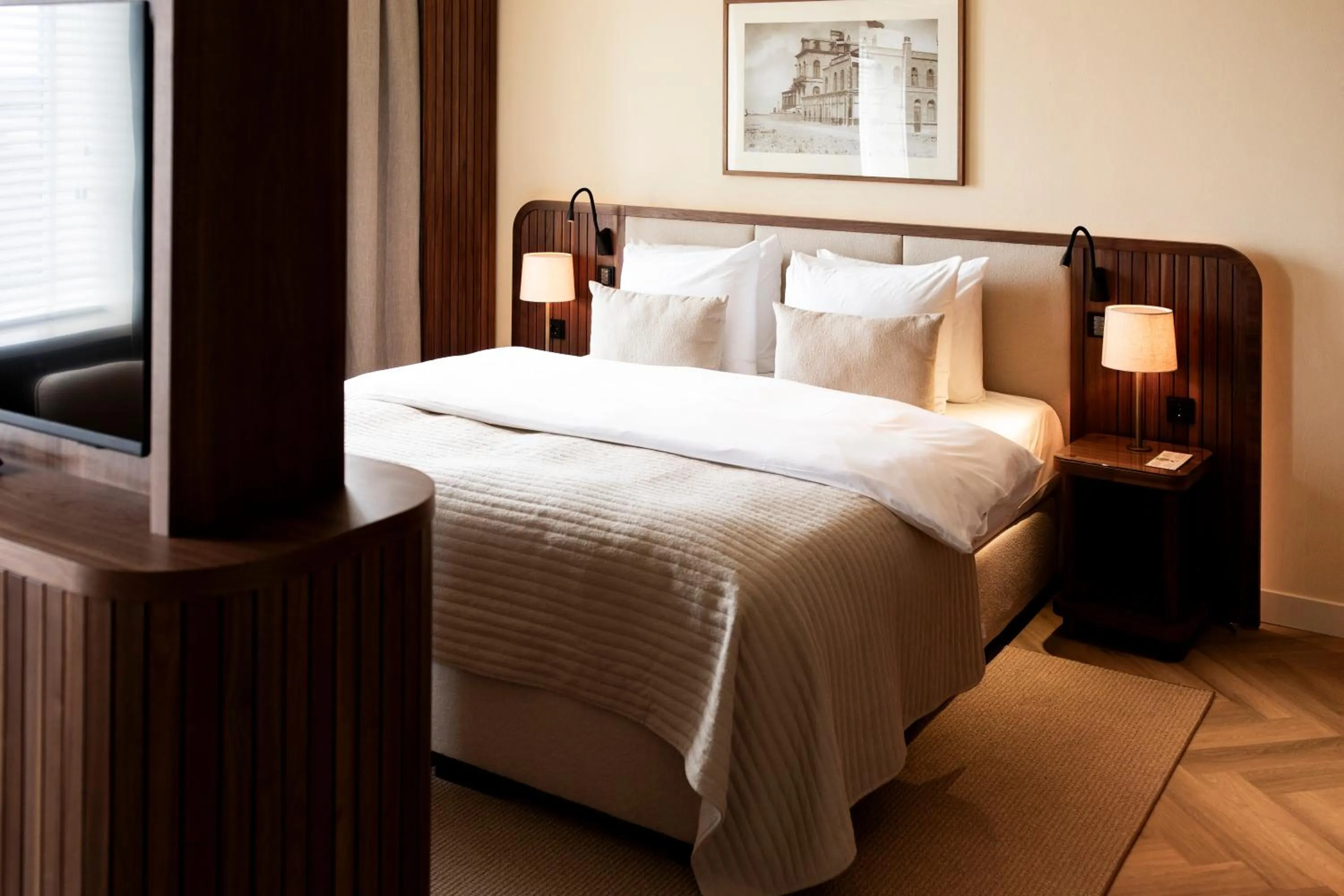 Bed in Grand Hotel Huis ter Duin