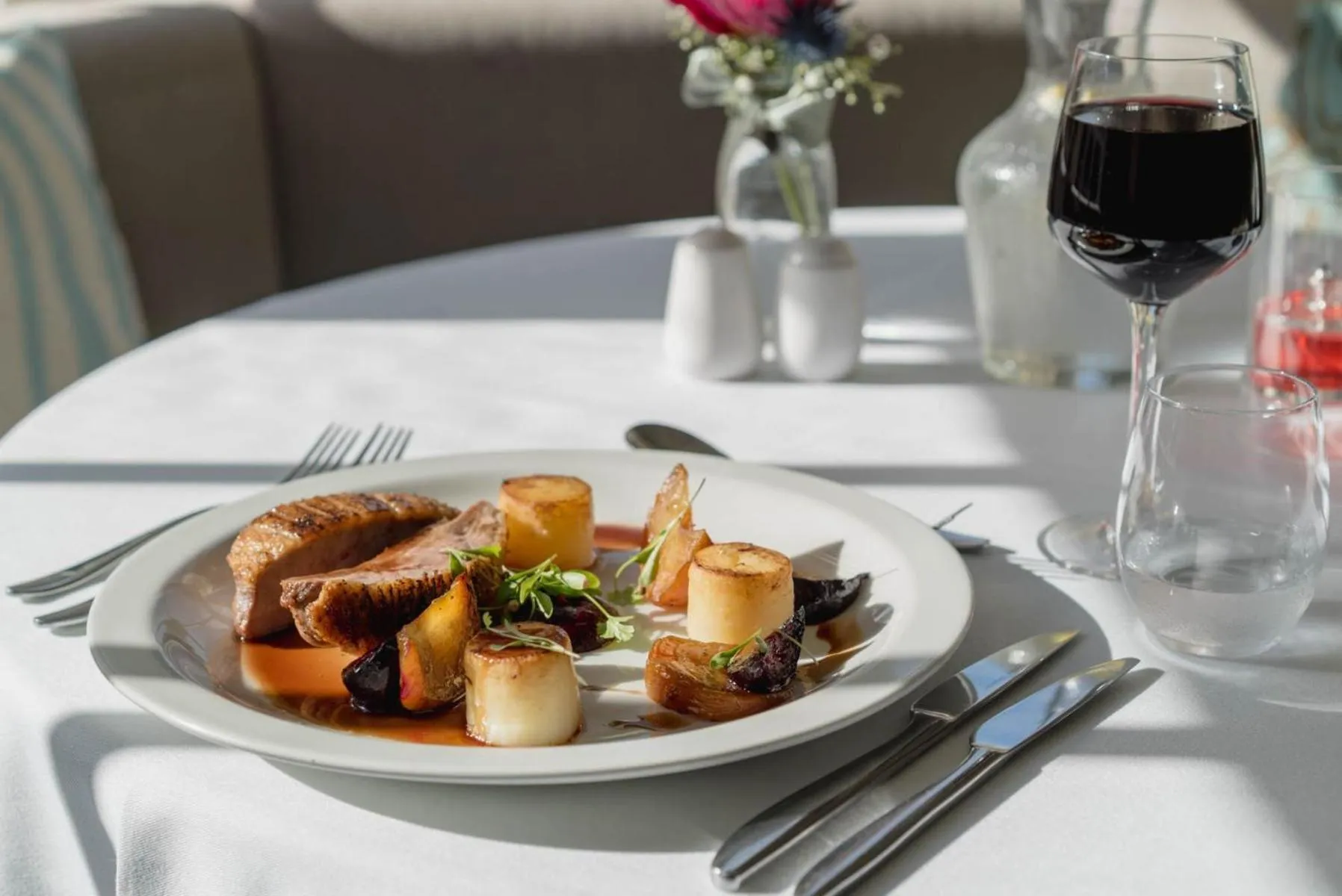 Food in Diglis House Hotel