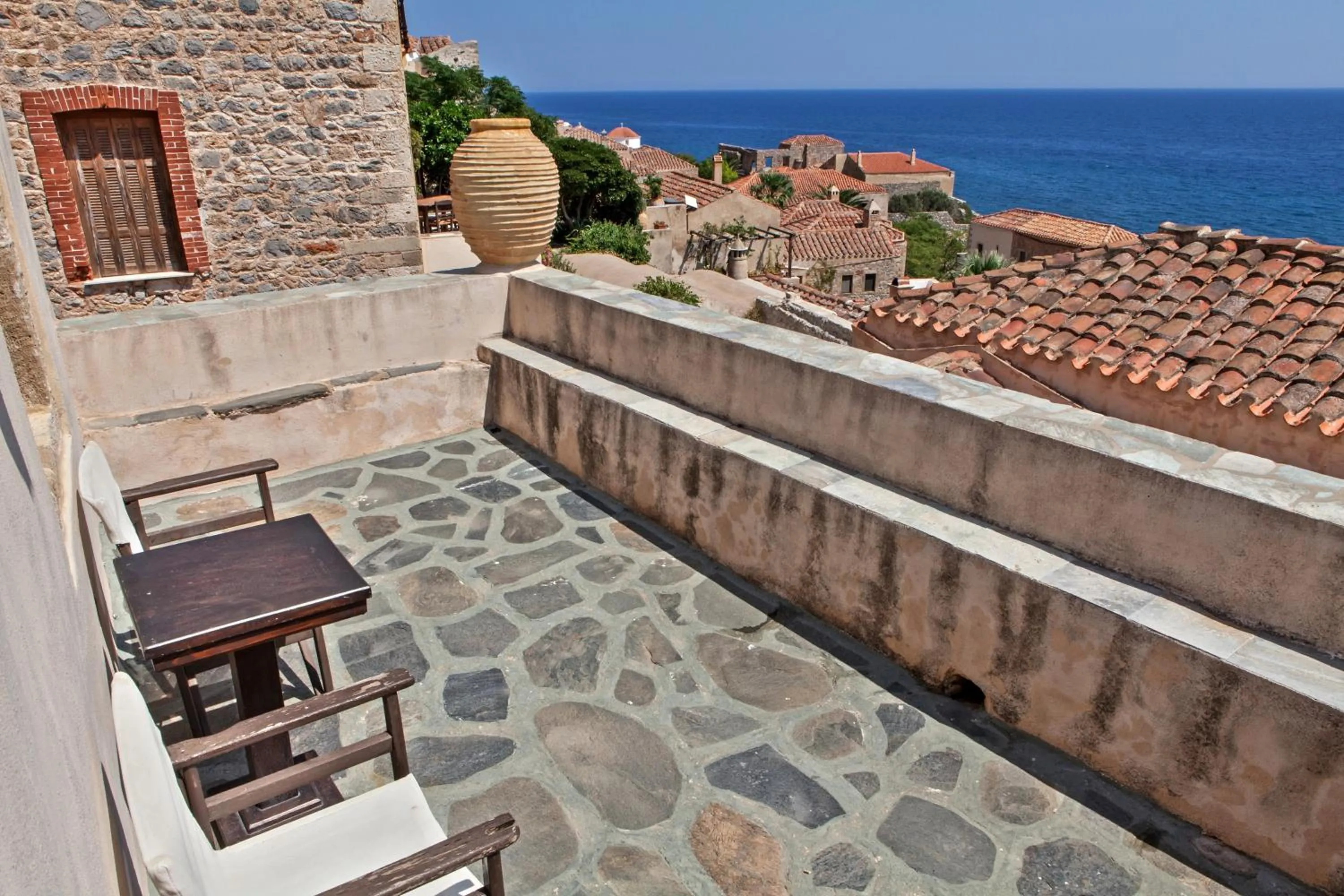 Balcony/Terrace in Byzantino Boutique Hotel