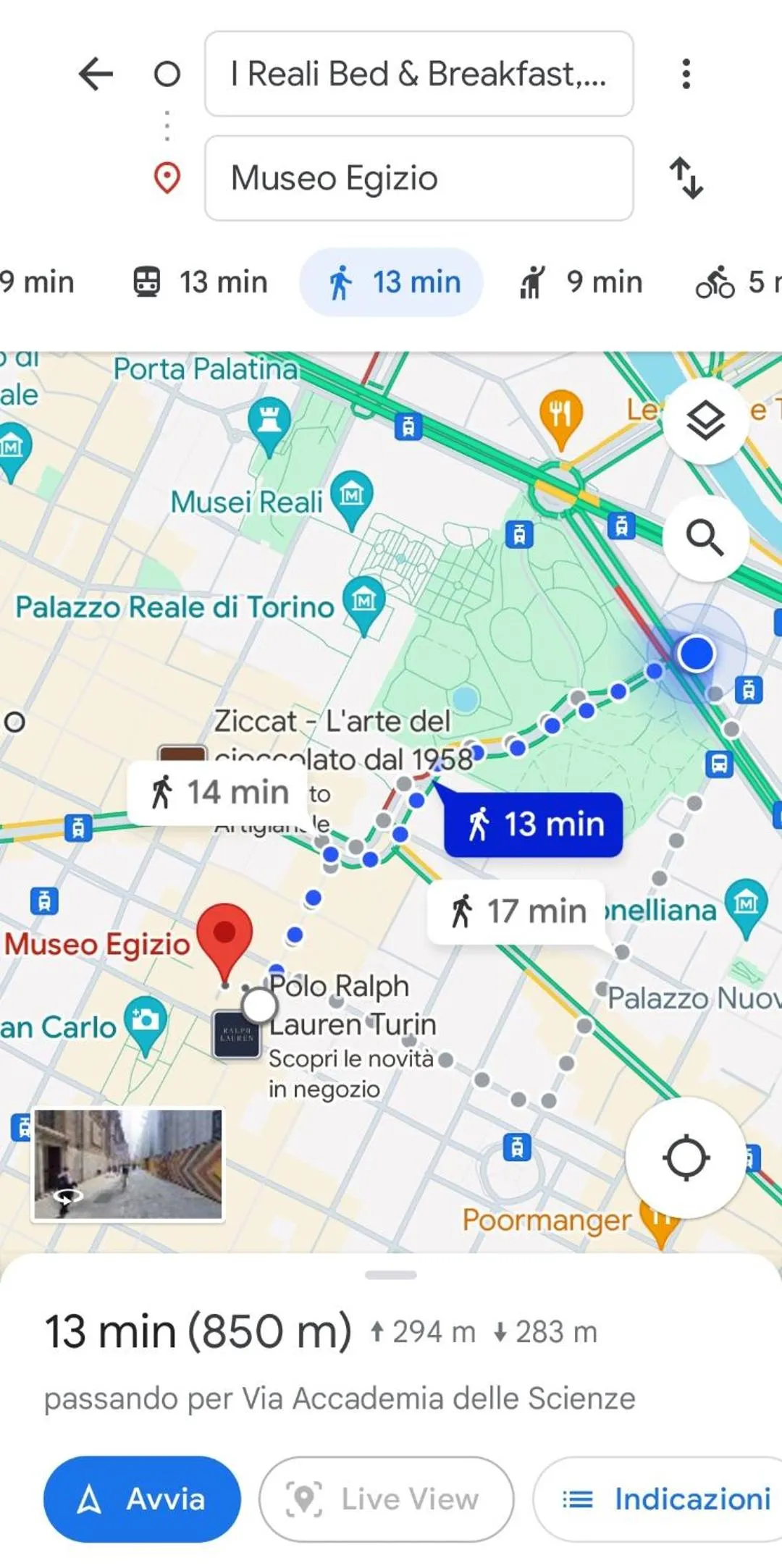 Nearby landmark in I Reali Bed & Breakfast