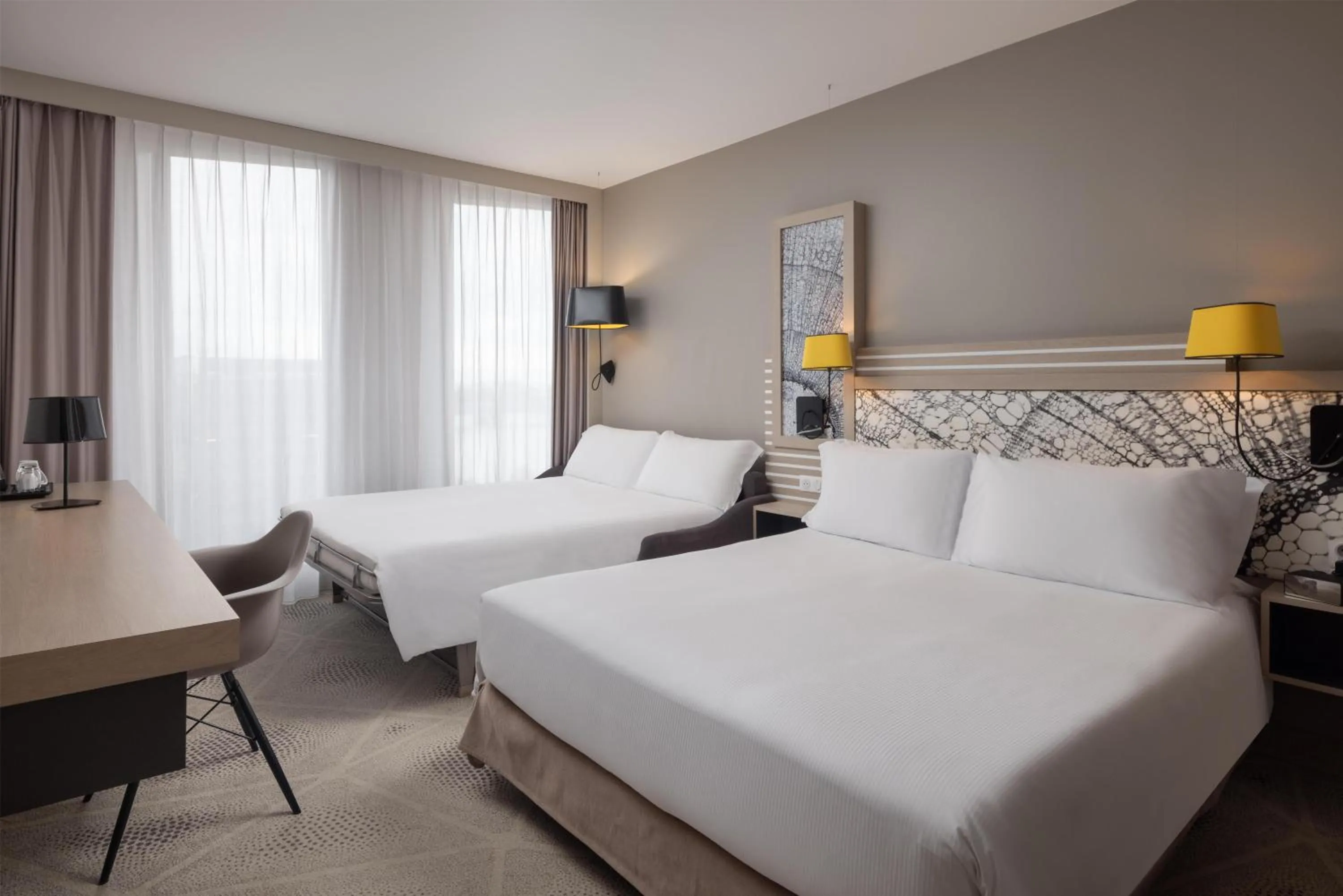 Bed in Hilton Garden Inn Bordeaux Centre