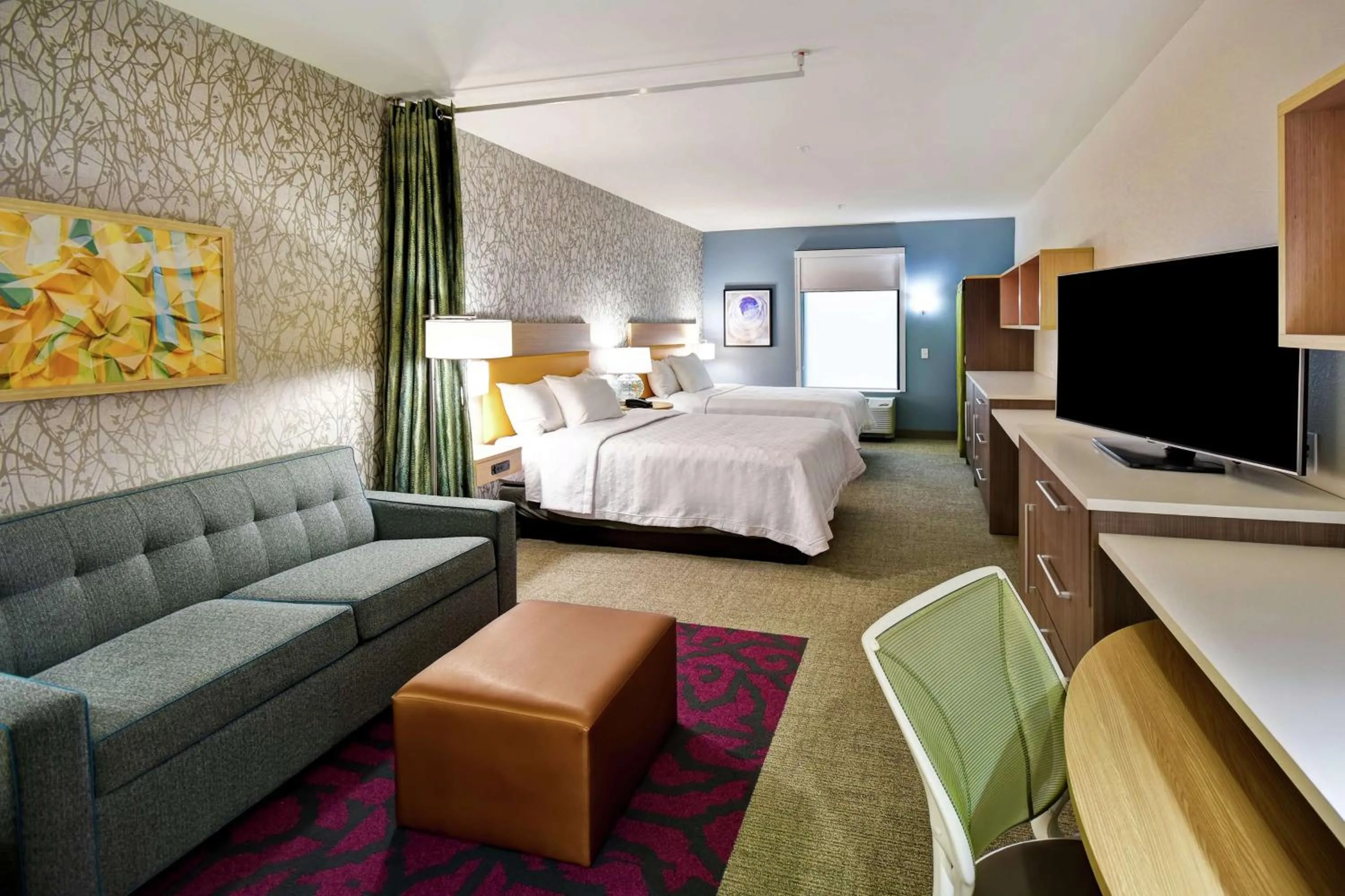 Bedroom, Bed in Home2 Suites By Hilton Frankfort