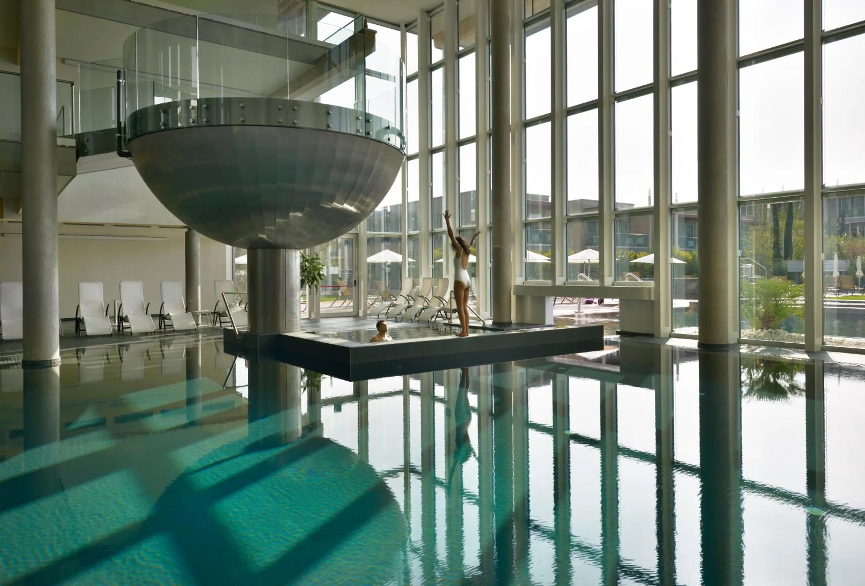 People in Aqualux Hotel Spa Suite & Terme