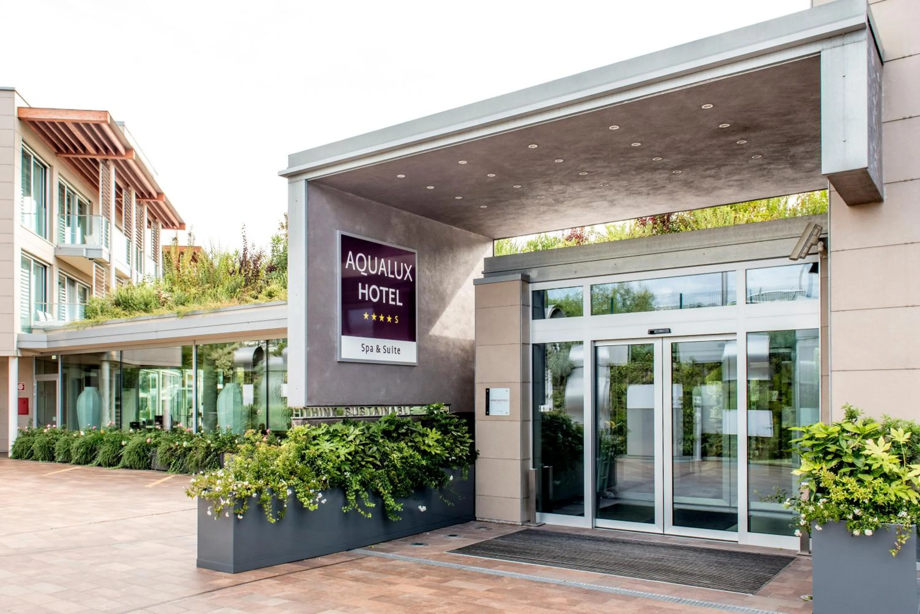 Facade/entrance in Aqualux Hotel Spa Suite & Terme