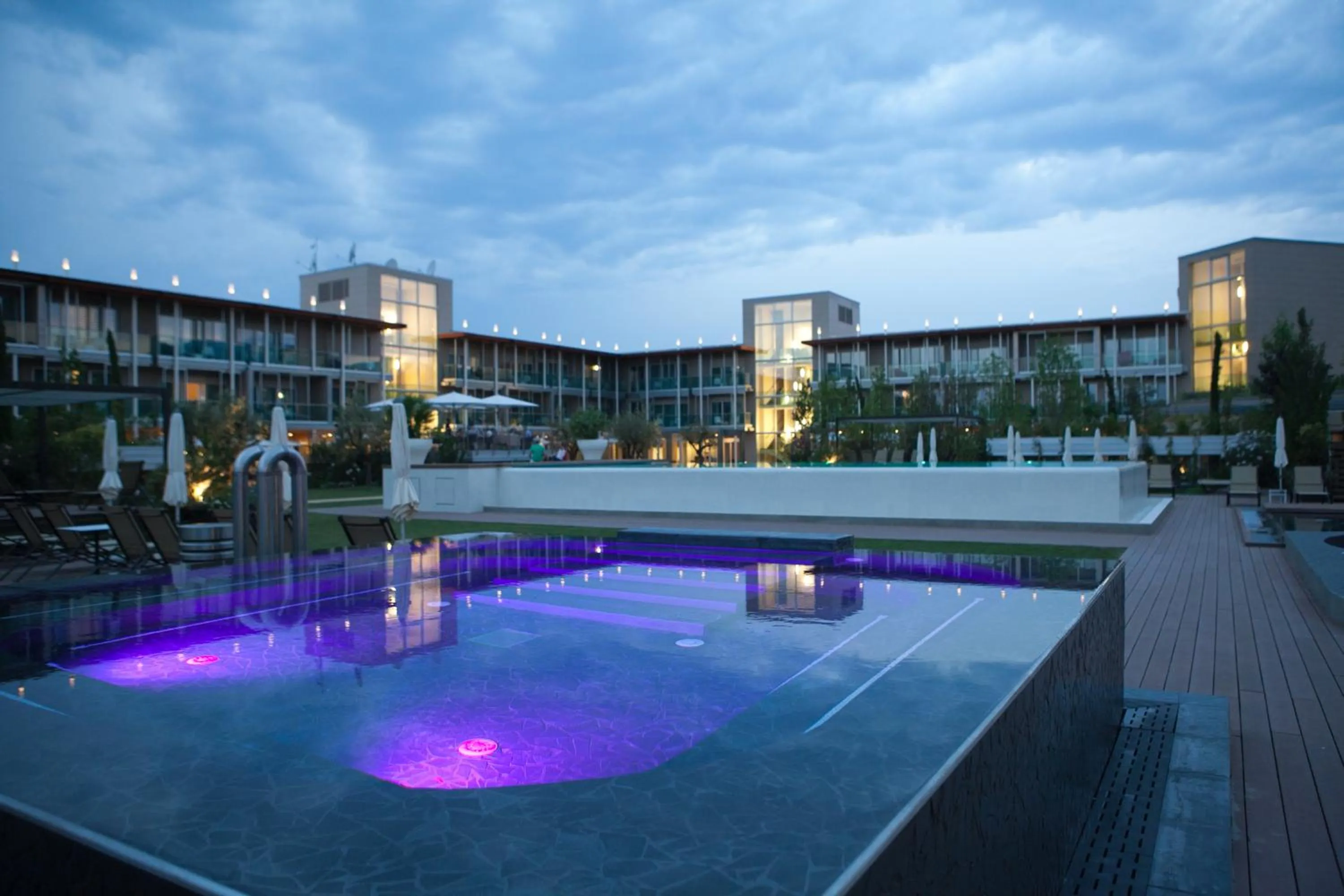Swimming pool in Aqualux Hotel Spa Suite & Terme