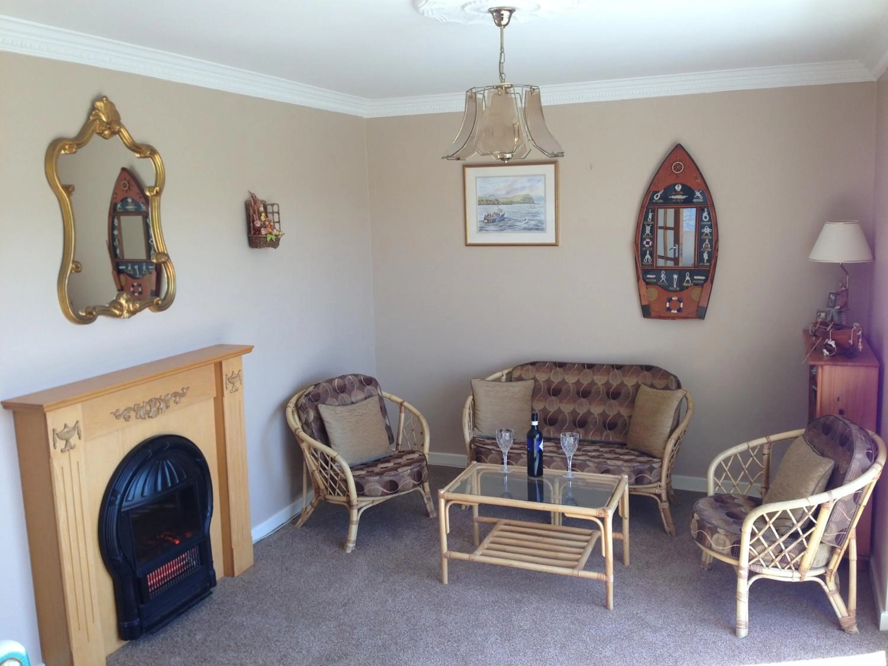 Living room in Cill Bhreac House B&B