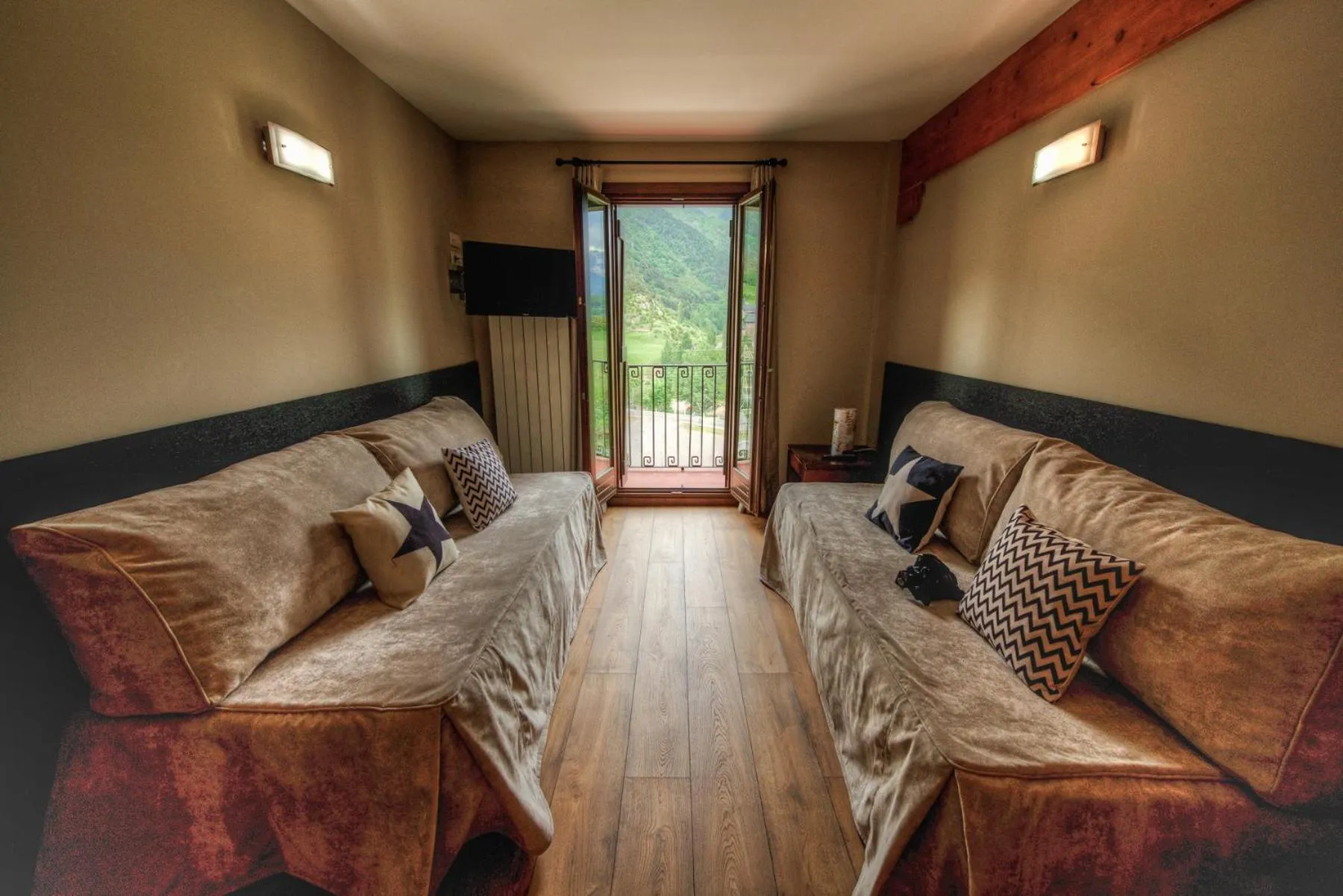 Living room in Apartahotel Tres Quiñones