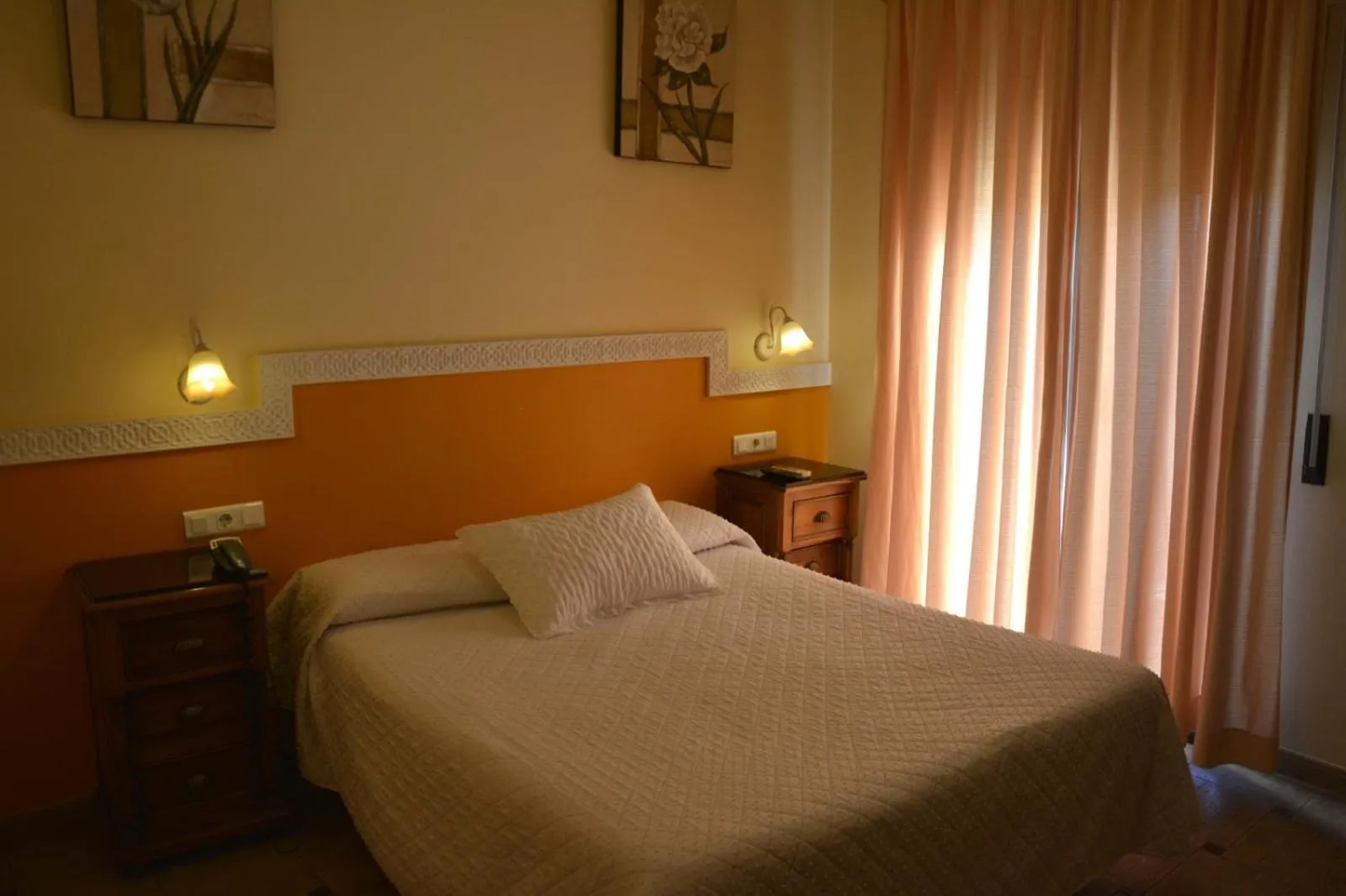 Bed in Hotel Sierra de Araceli Lucena