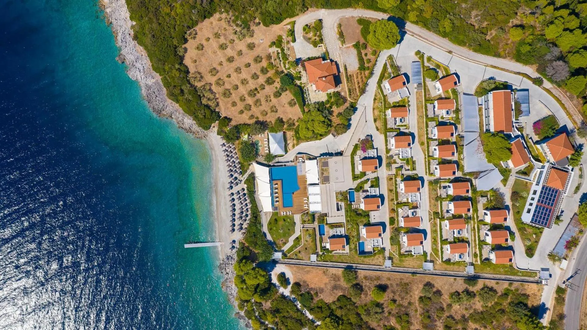 Bird's eye view in Adrina Resort & Spa