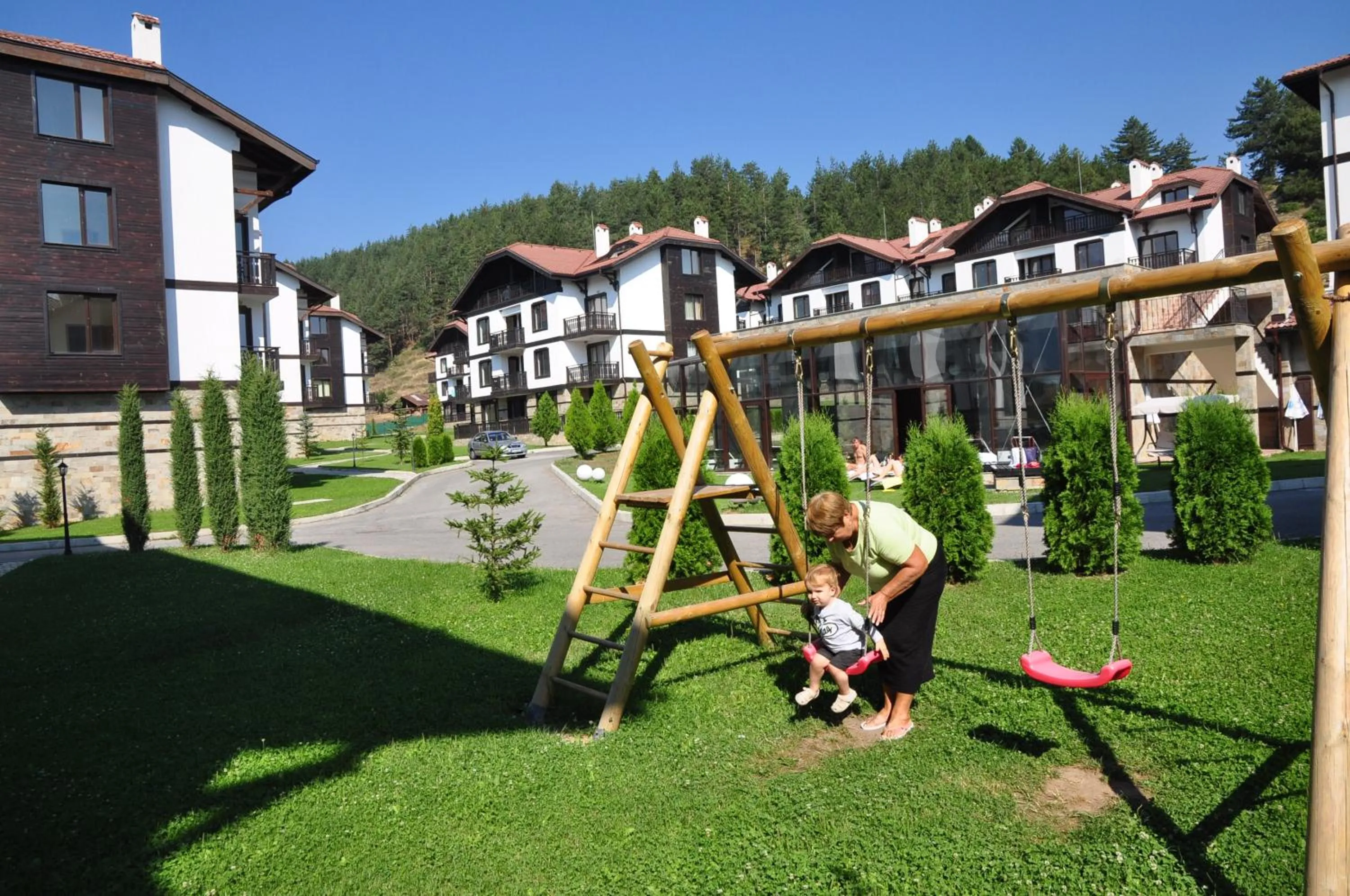 Children play ground in 3 Mountains Hotel