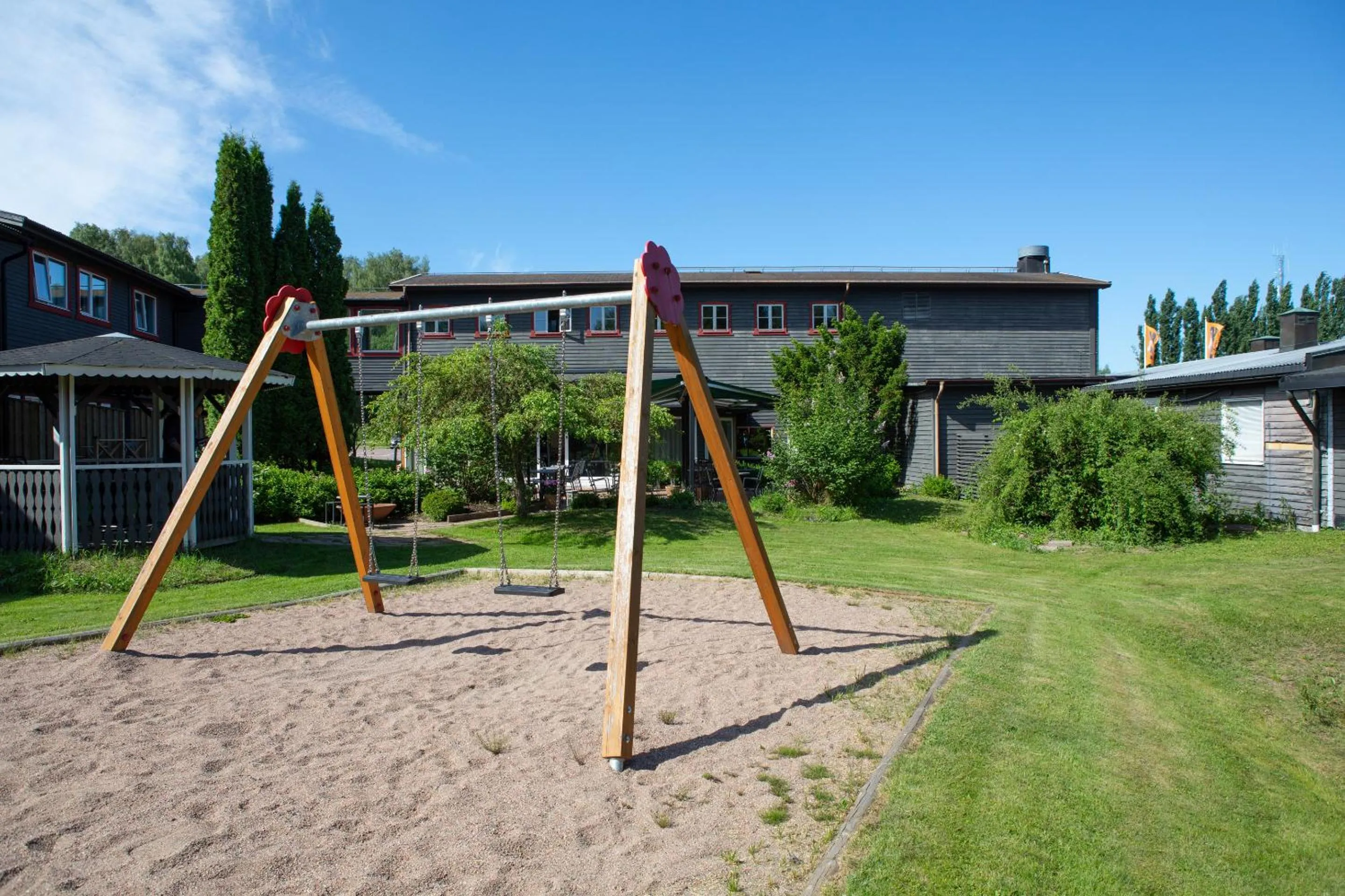 Children play ground in Gylle Hotell & Restaurang Brödernas