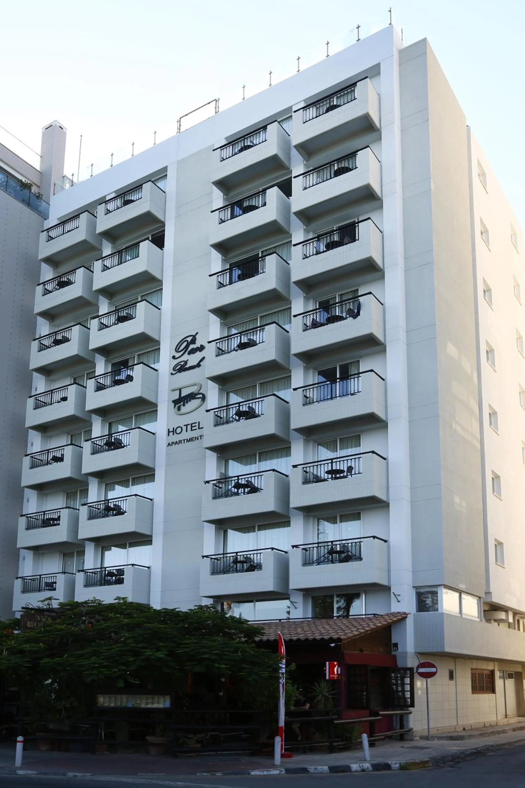 Property building in Pier Beach Hotel Apartments
