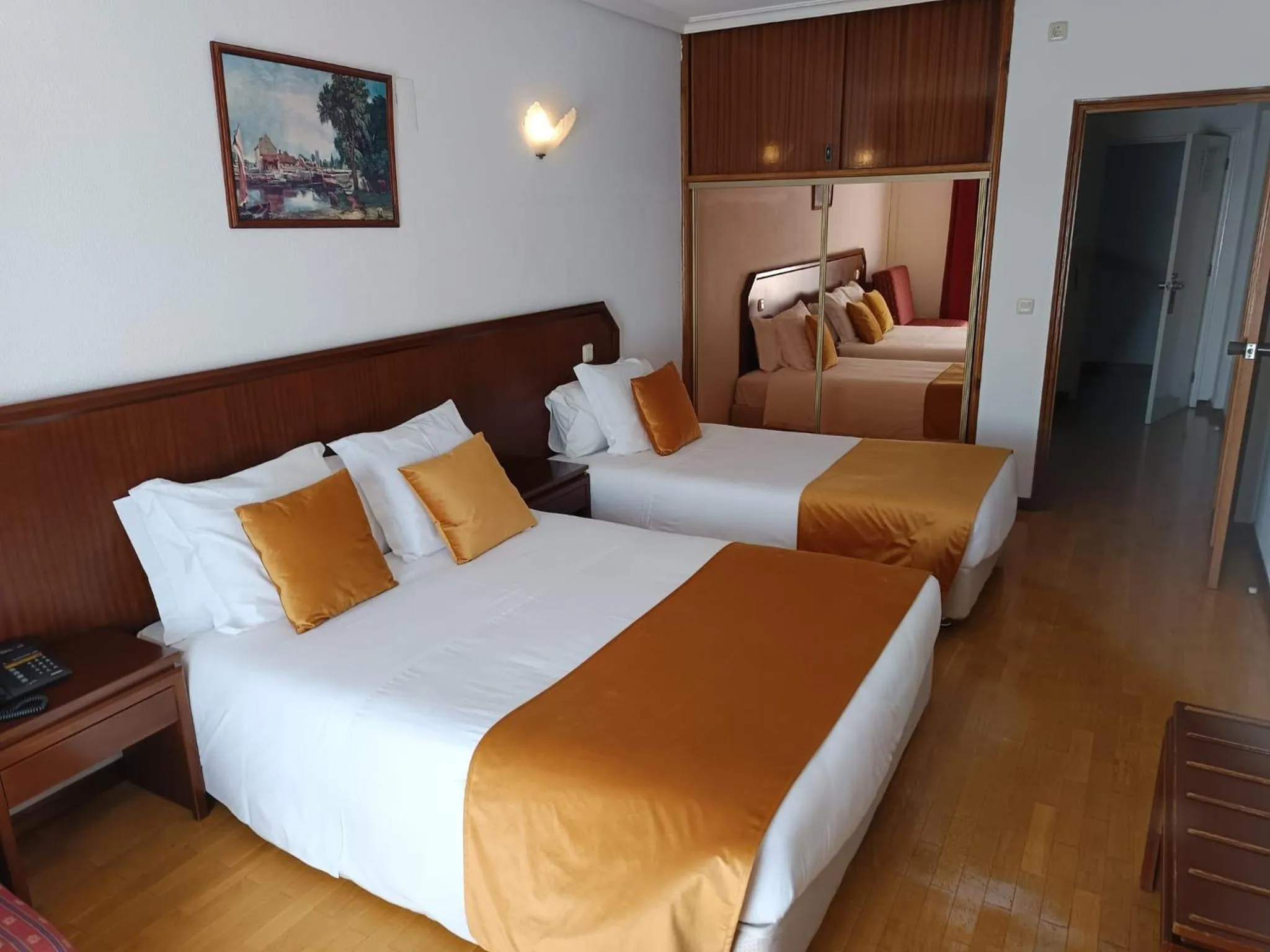 Bedroom, Bed in Hotel Turismo Miranda