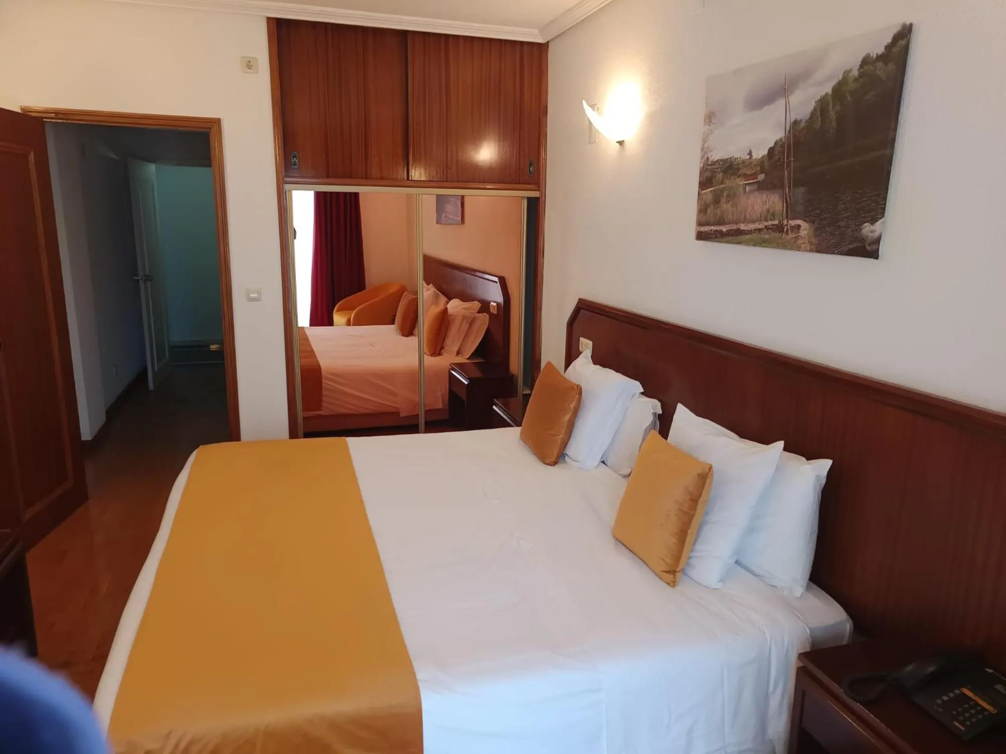 Bedroom, Bed in Hotel Turismo Miranda