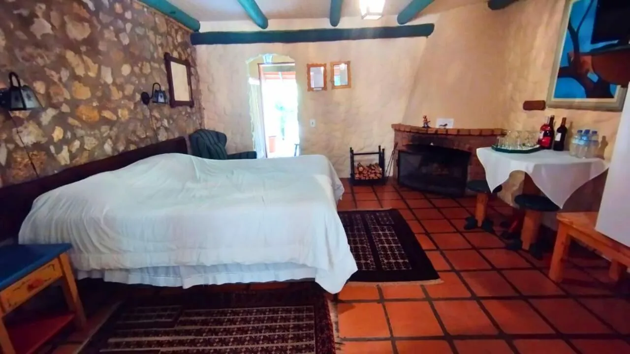 Bed in Pousada das Montanhas