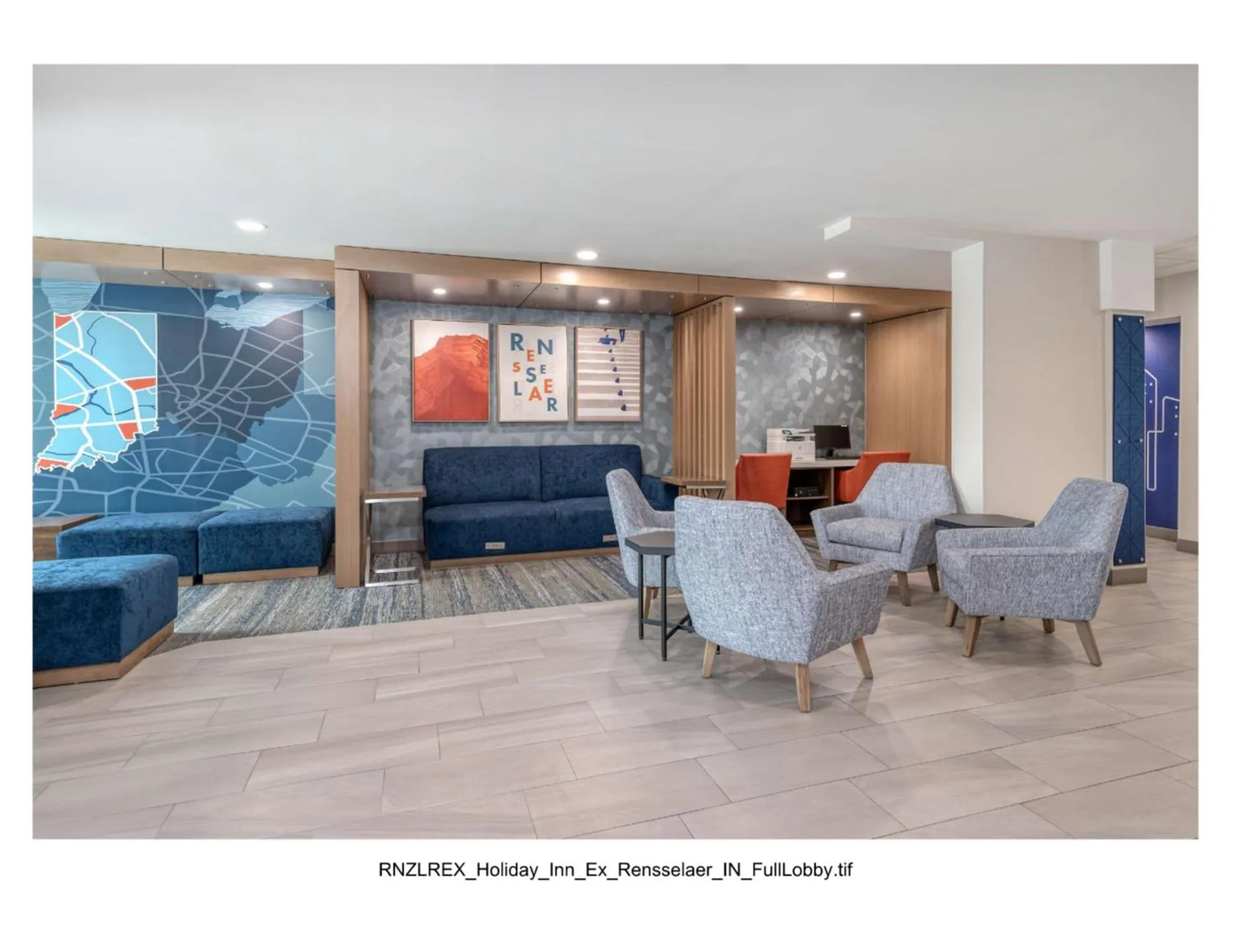 Seating area in Holiday Inn Express - Rensselaer by IHG