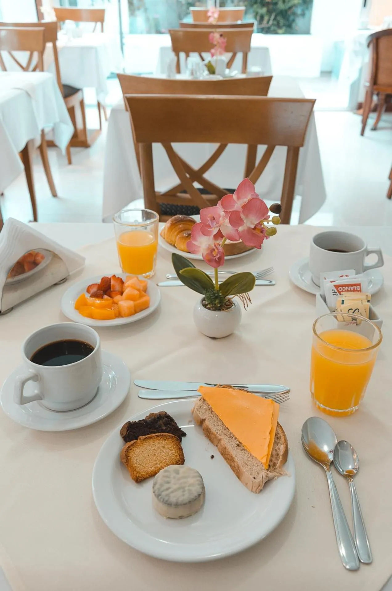 Buffet breakfast in Hotel Sunset Beach