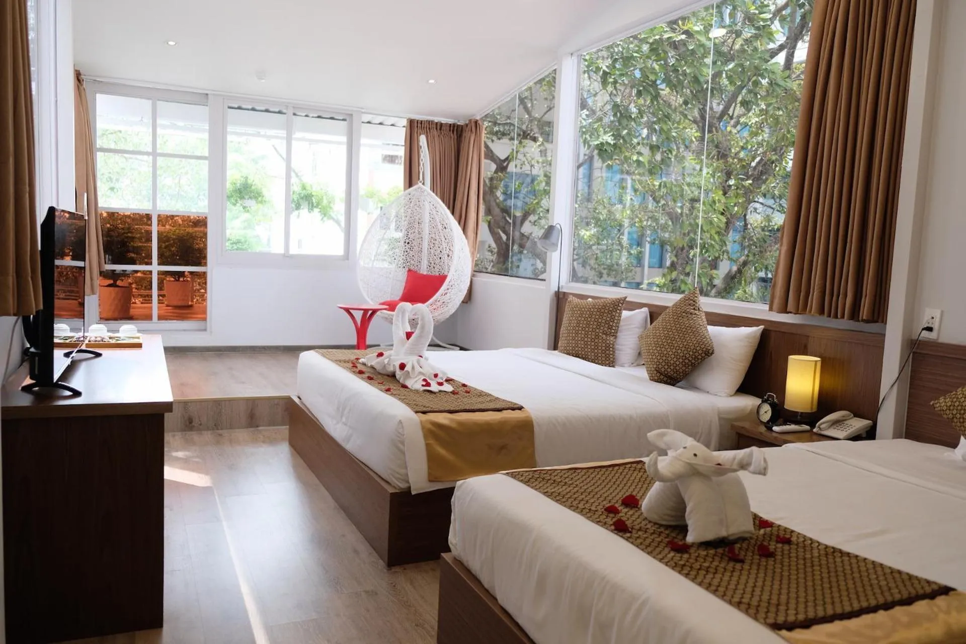 Bed in The Umi Hotel