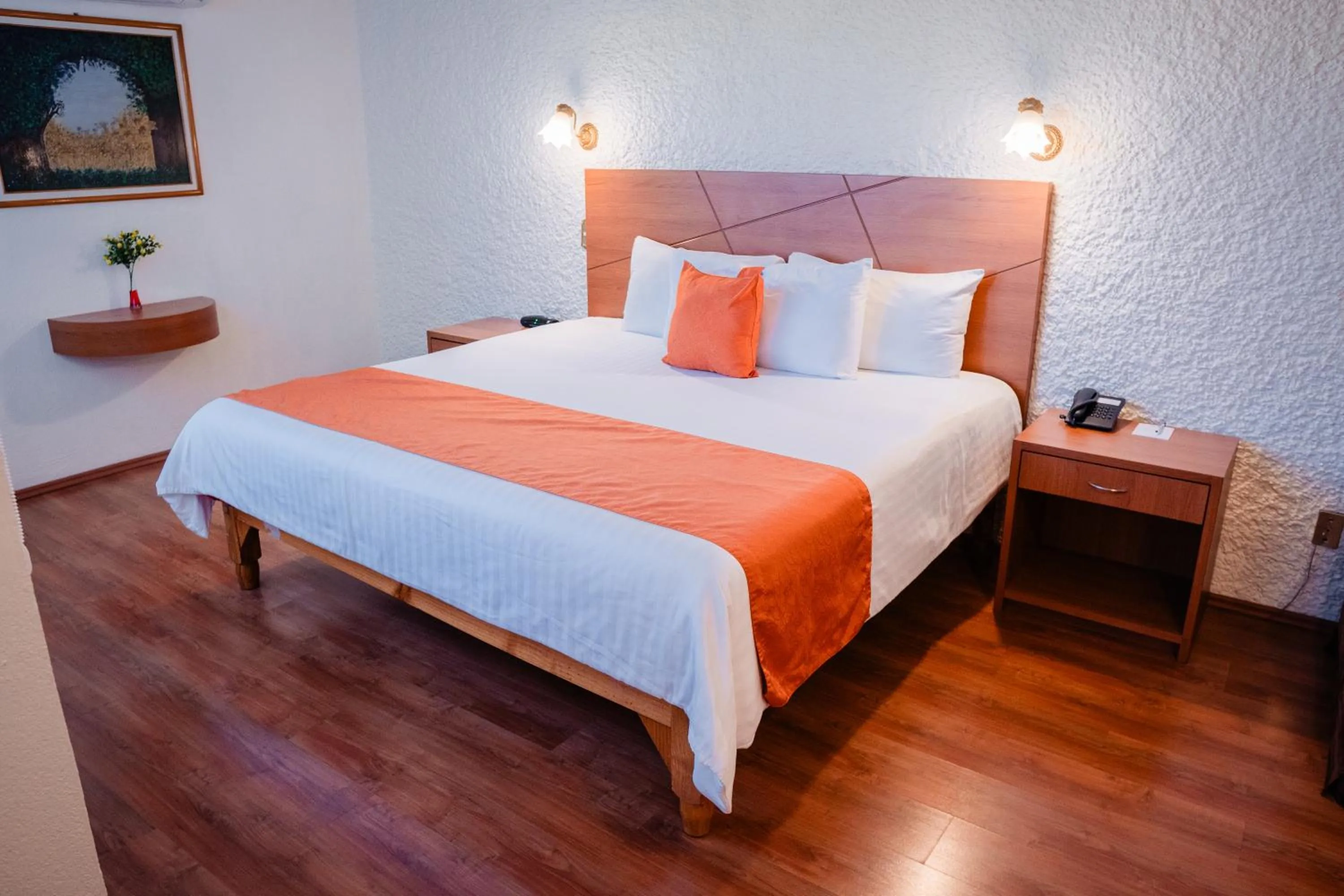 Bed in Hotel Del Angel, Apizaco