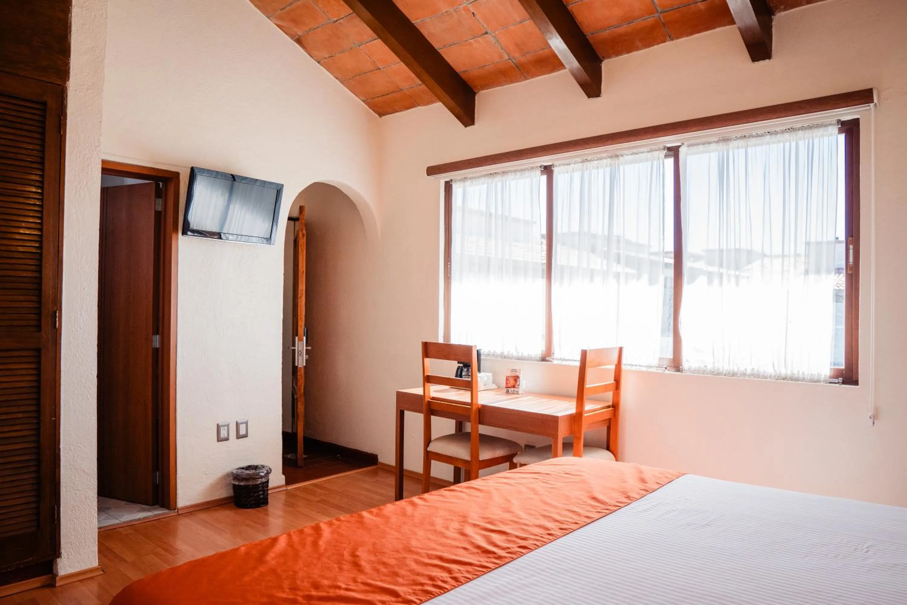 Bed in Hotel Del Angel, Apizaco