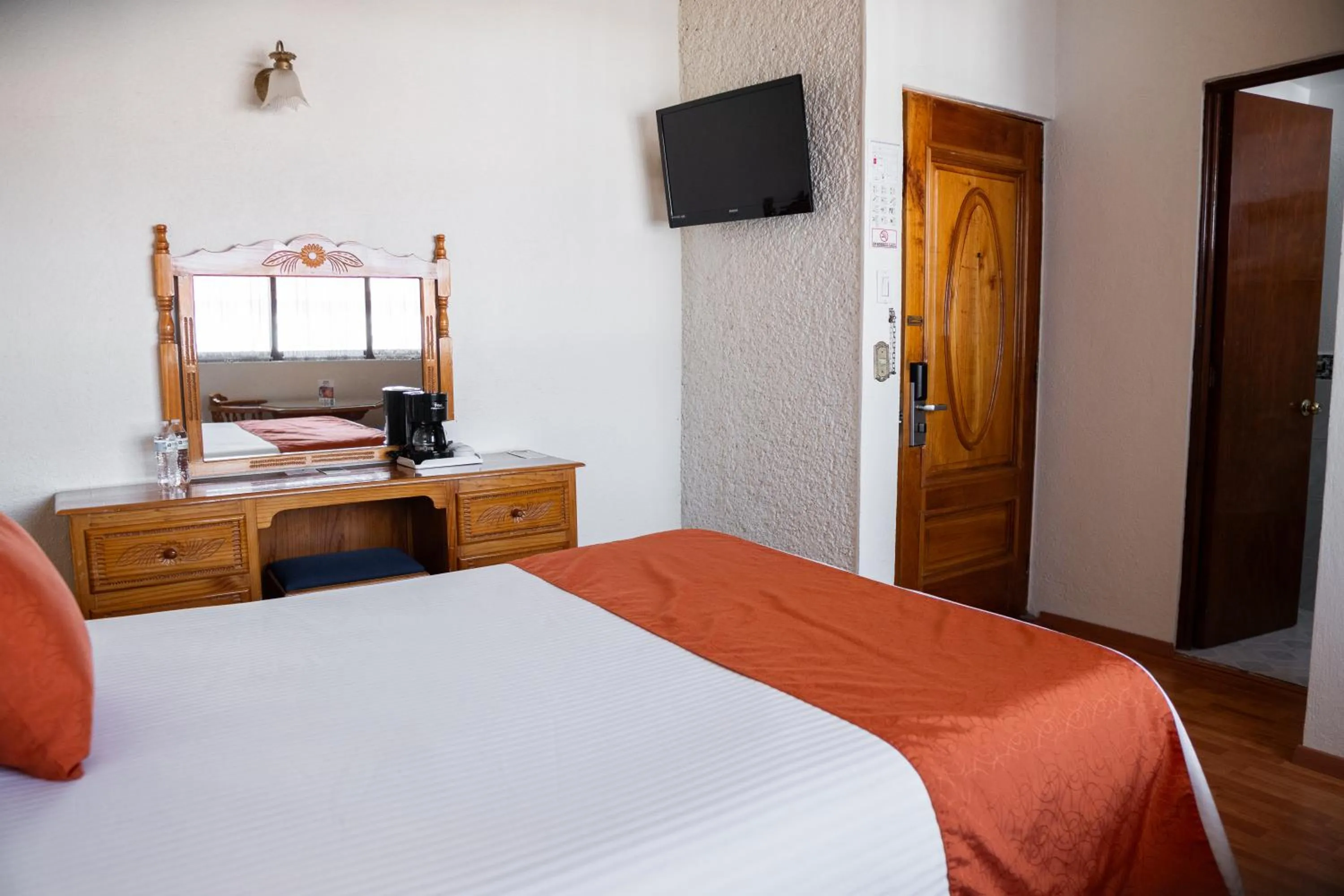 Bed in Hotel Del Angel, Apizaco