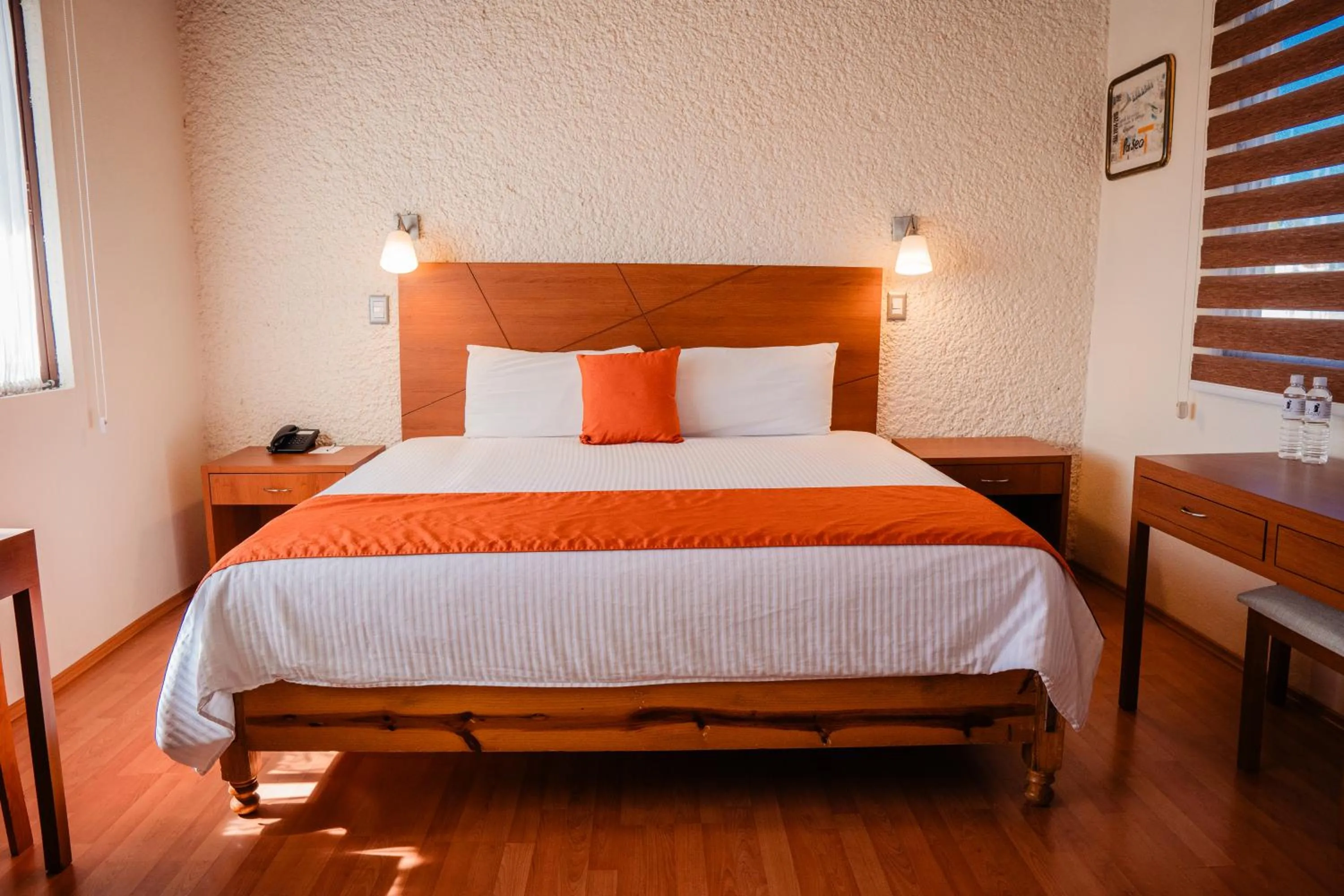 Bed in Hotel Del Angel, Apizaco