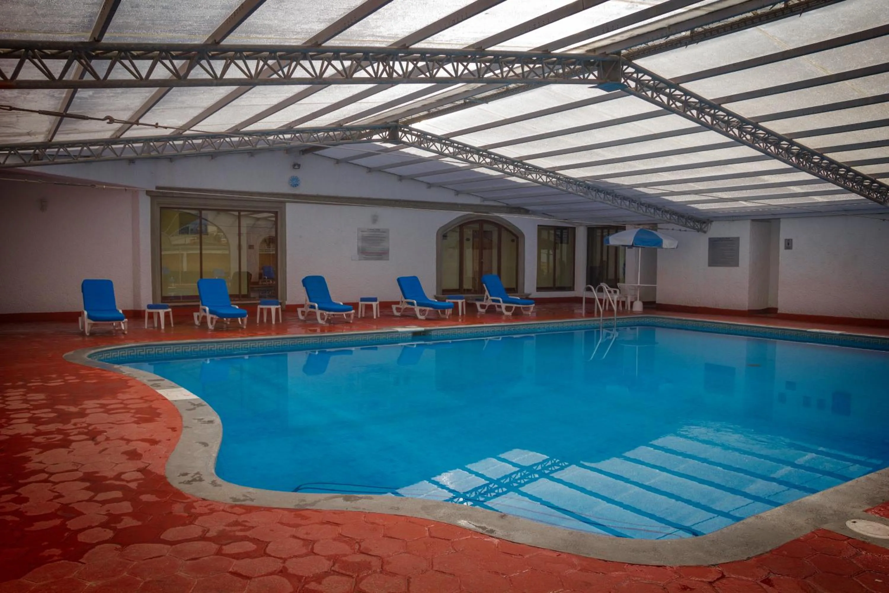 Swimming pool in Hotel Del Angel, Apizaco