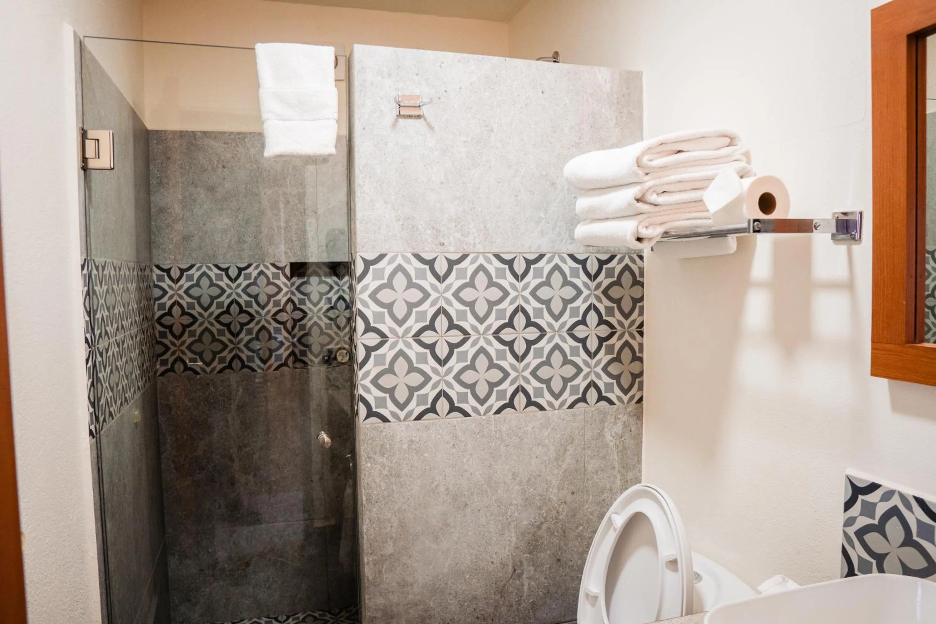 Bathroom in Hotel Del Angel, Apizaco