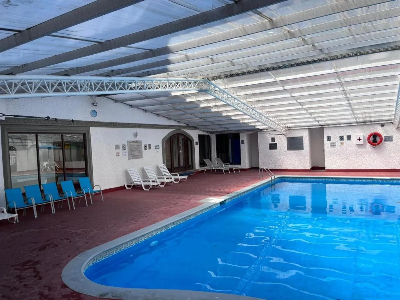 Swimming pool in Hotel Del Angel, Apizaco