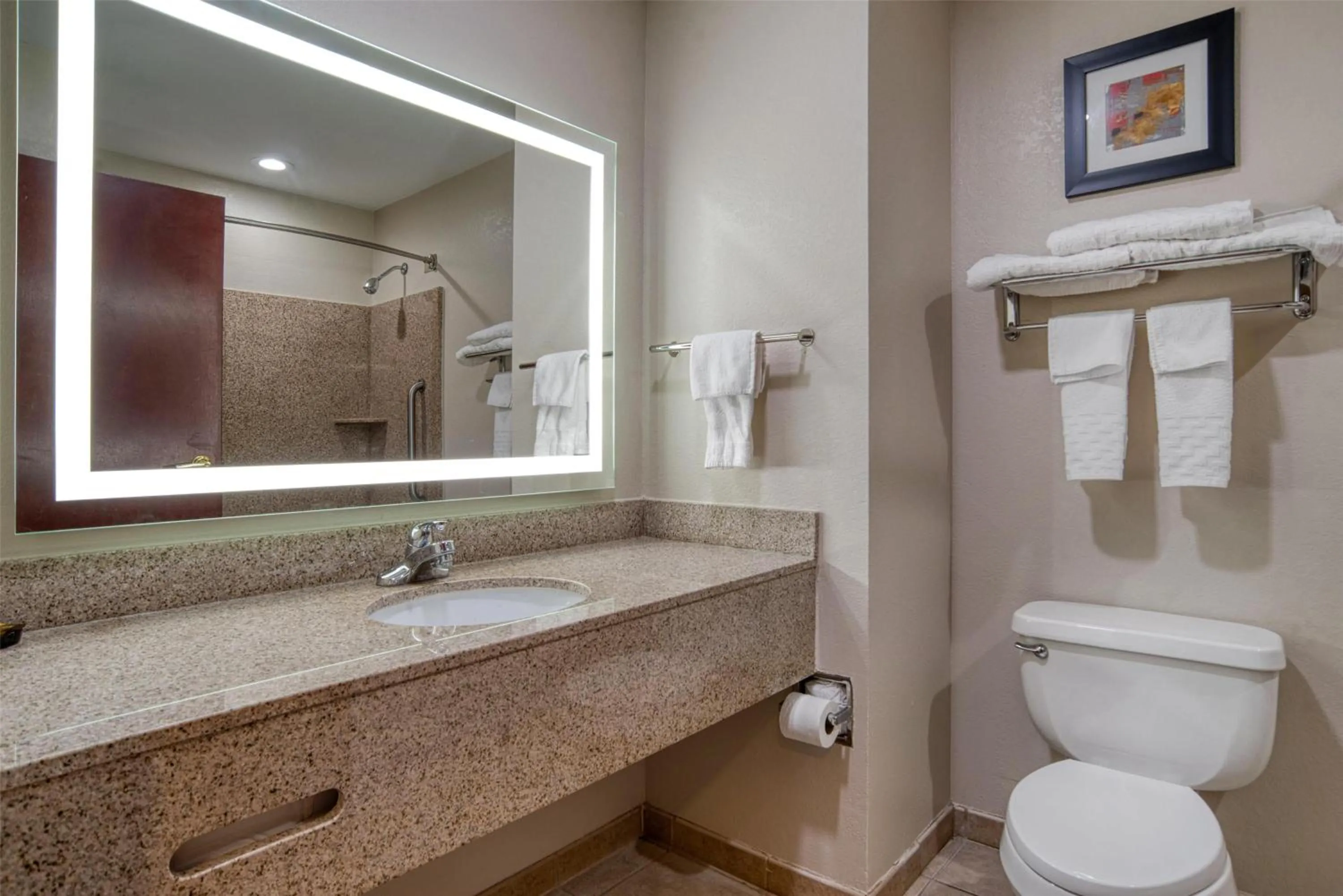 Bathroom in Best Western Plus Philadelphia-Choctaw Hotel and Suites