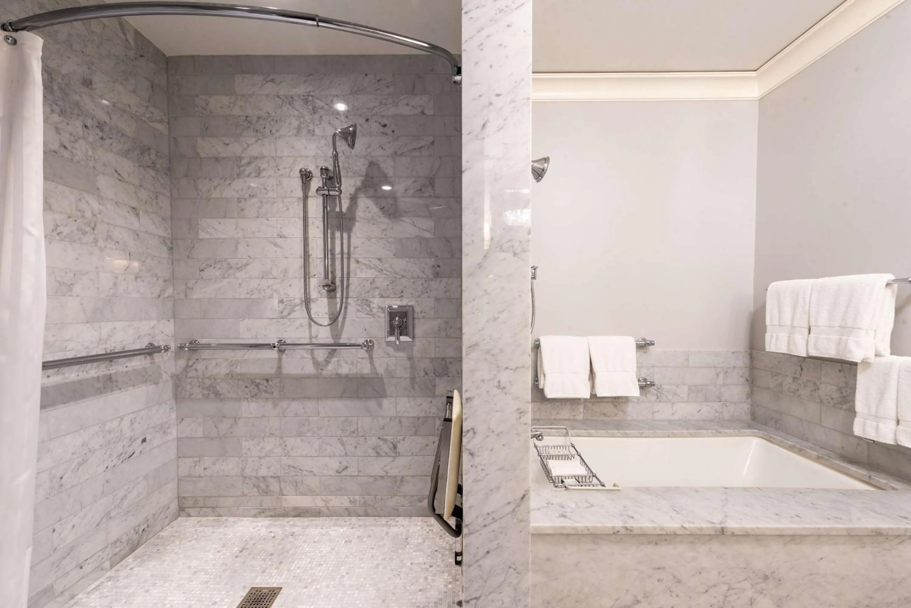 Bathroom in Waldorf Astoria Chicago