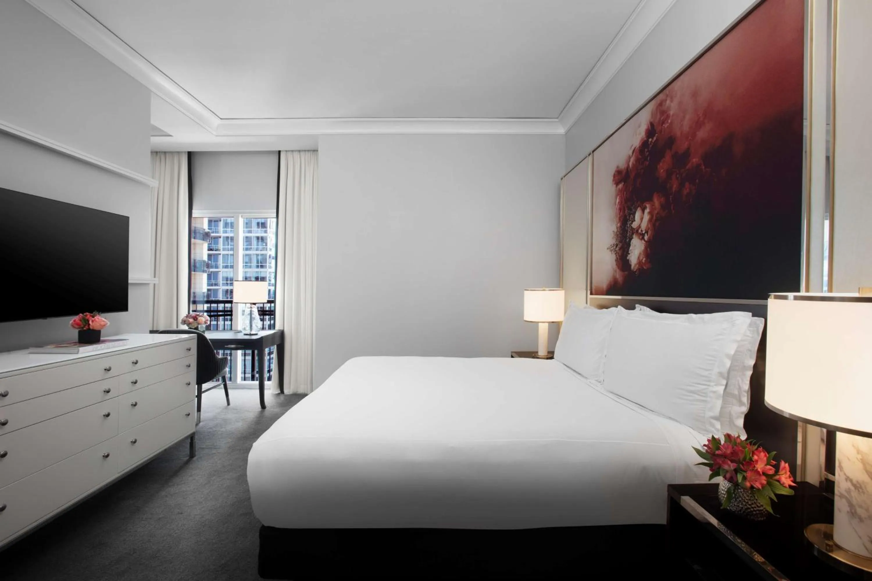 Bed in Waldorf Astoria Chicago