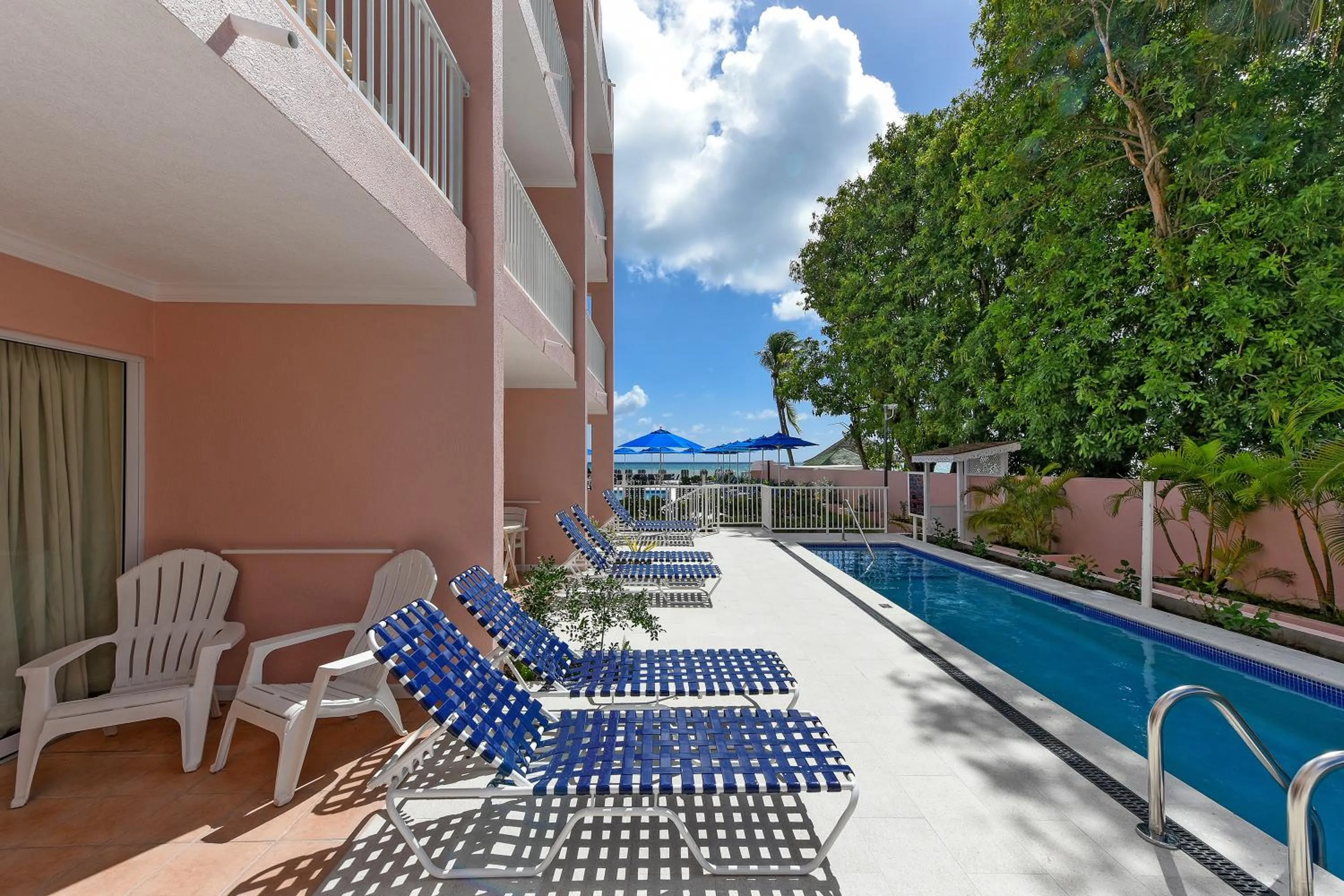 Balcony/Terrace in Butterfly Beach Hotel