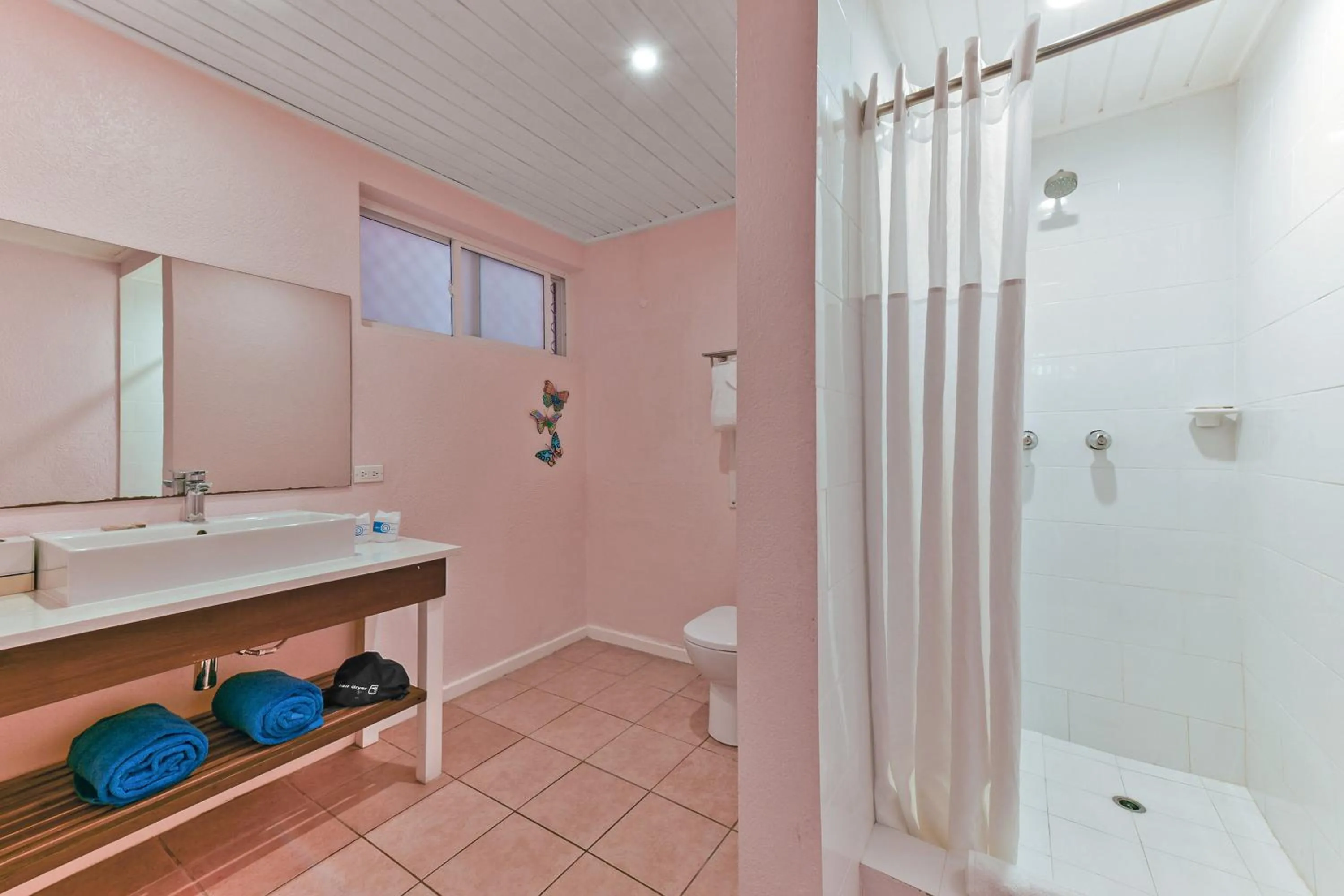 Bathroom in Butterfly Beach Hotel