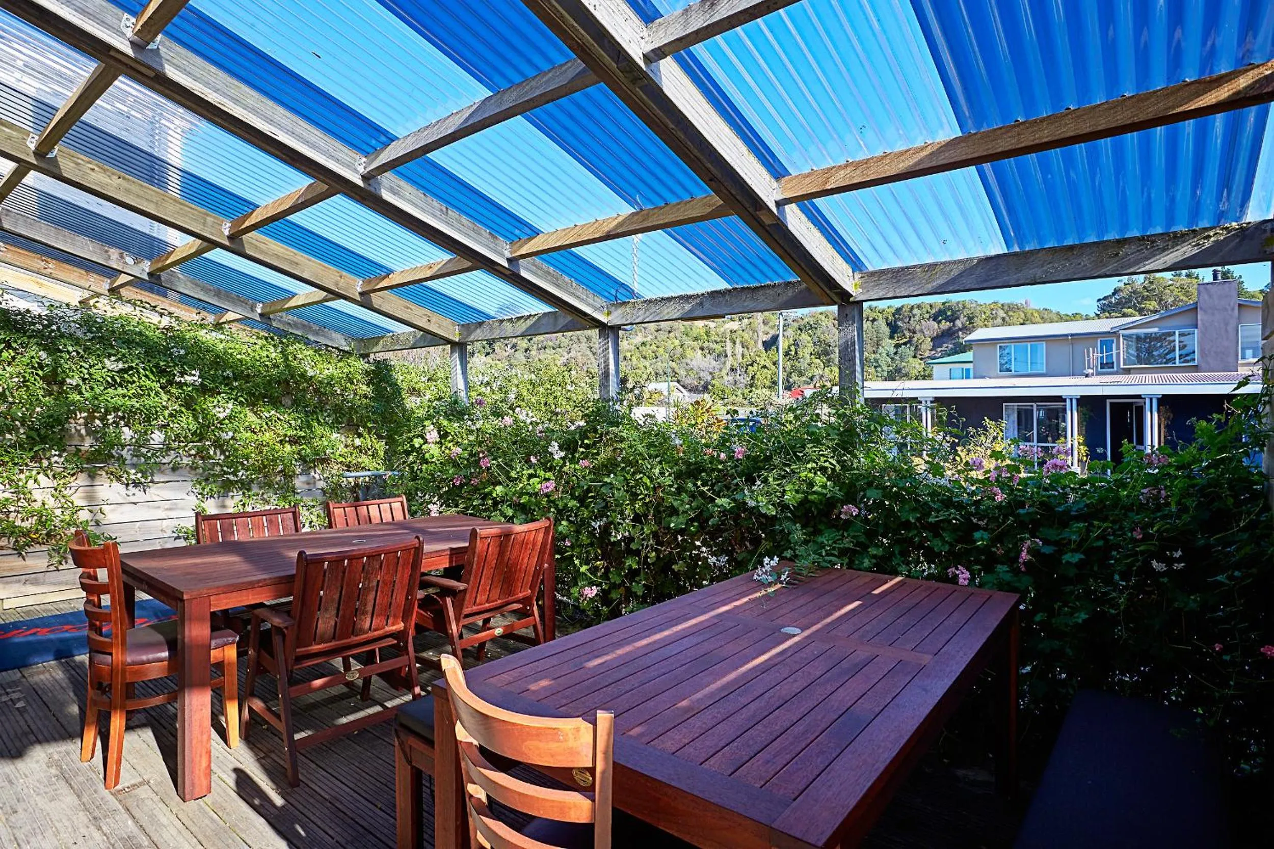 Patio in Boutique Hotel Kaikoura