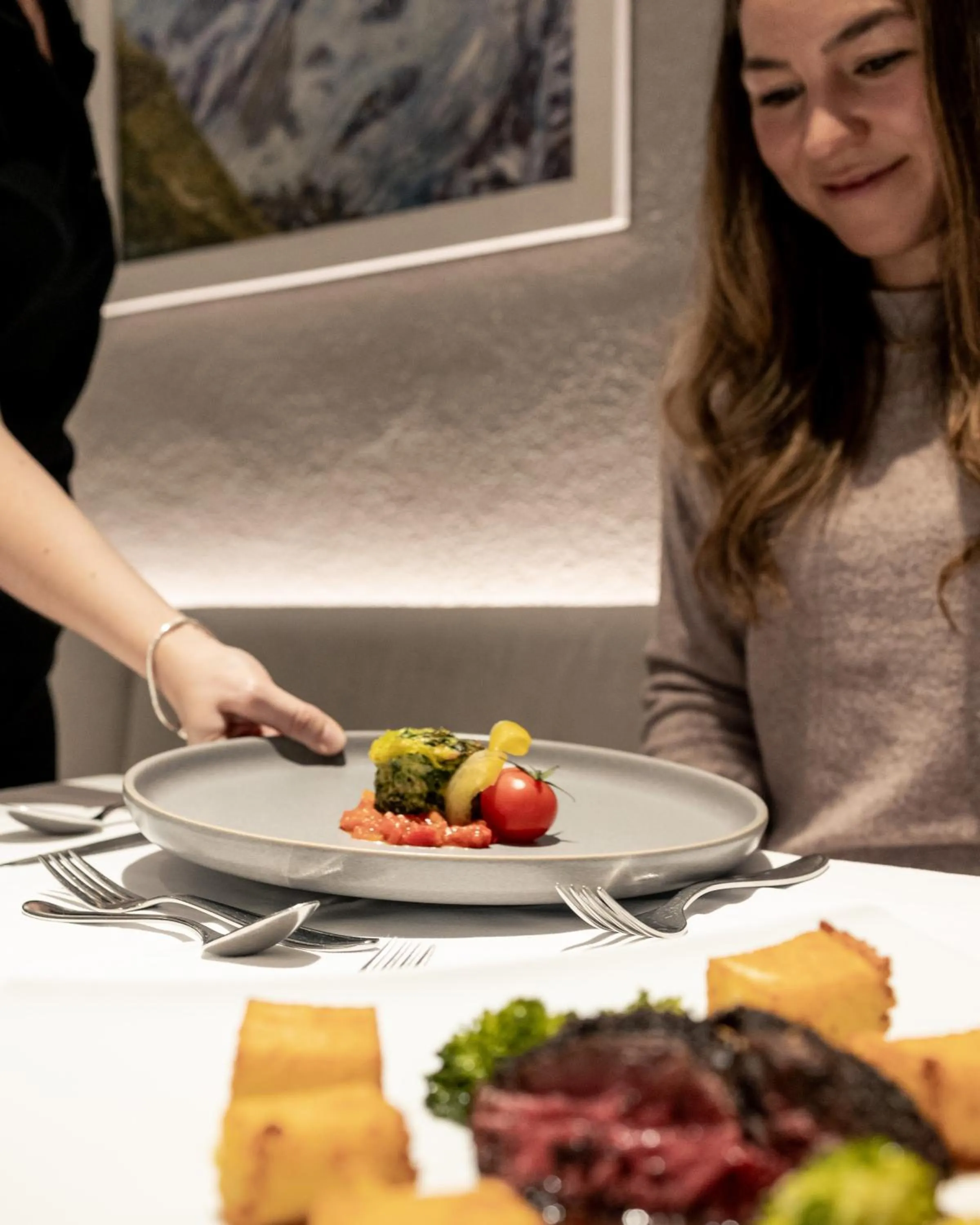 Restaurant/places to eat in Hotel Alpenjuwel