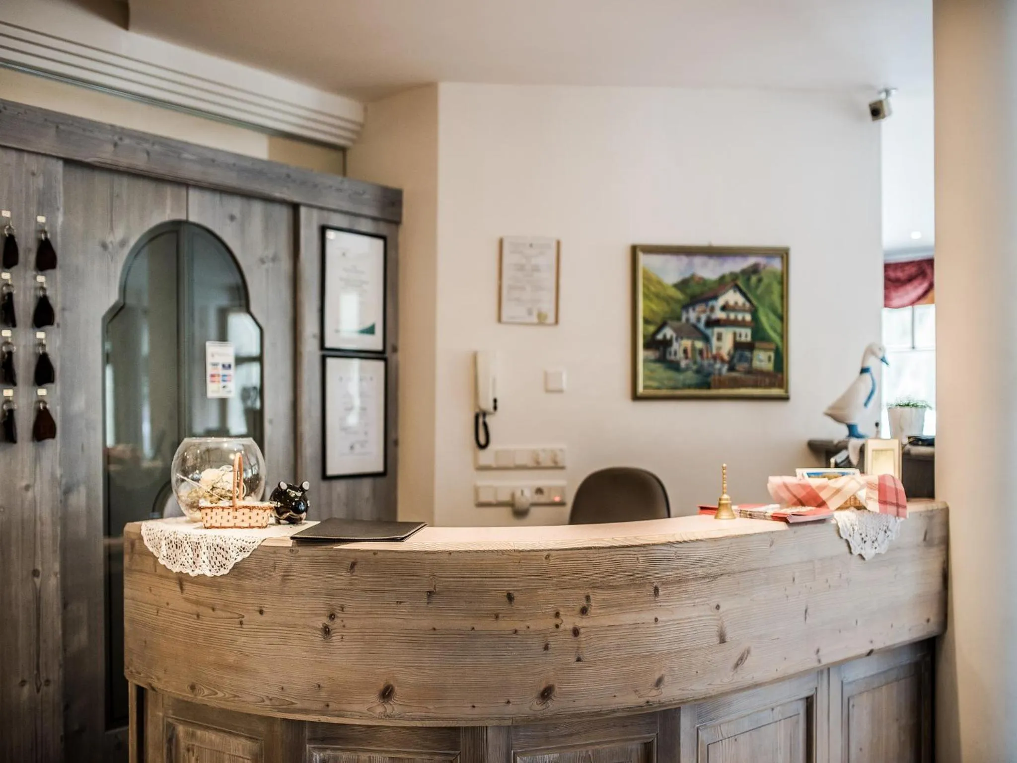 Lobby or reception in Hotel Alpenjuwel